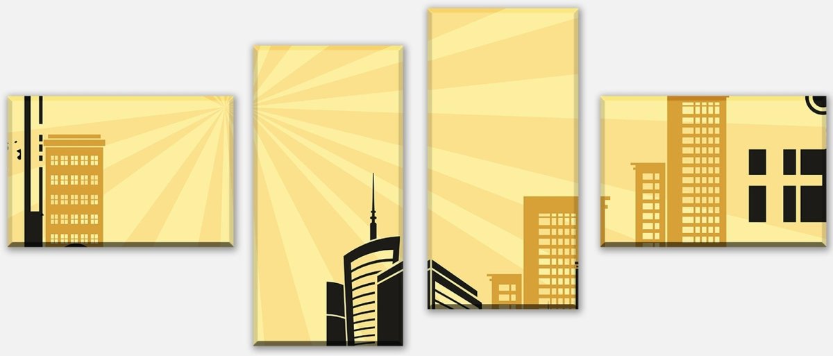 Leinwandbild Mehrteiler Urban Life Grunge M0074 Leinwandbild Mehrteiler Urban Life Grunge M0074