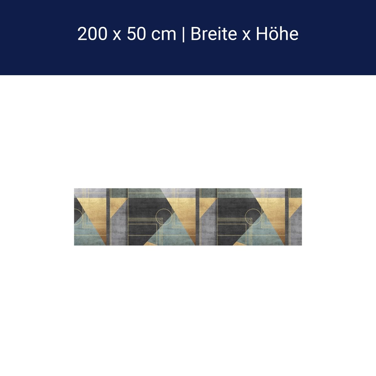 Panorama-Fototapete Geometrisches Muster, Art Deko Stil M0075 Panorama-Fototapete Geometrisches Muster, Art Deko Stil M0075