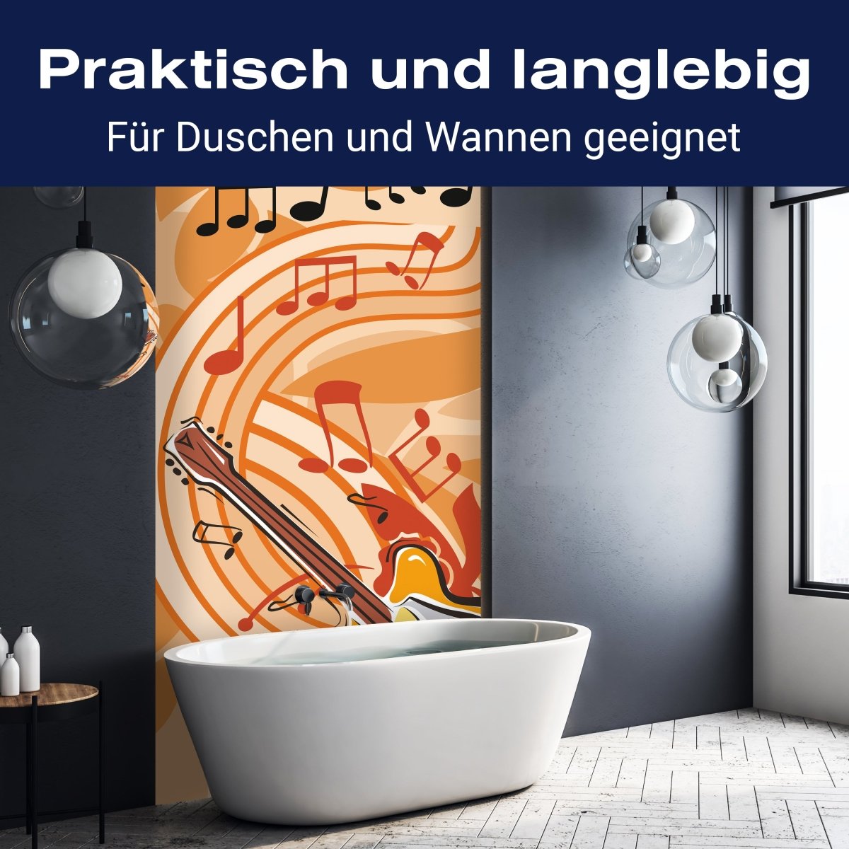 Duschwand Musik Gitarre Grunge M0076 entdecken - Bild 3 Duschwand Musik Gitarre Grunge M0076 entdecken - Bild 3