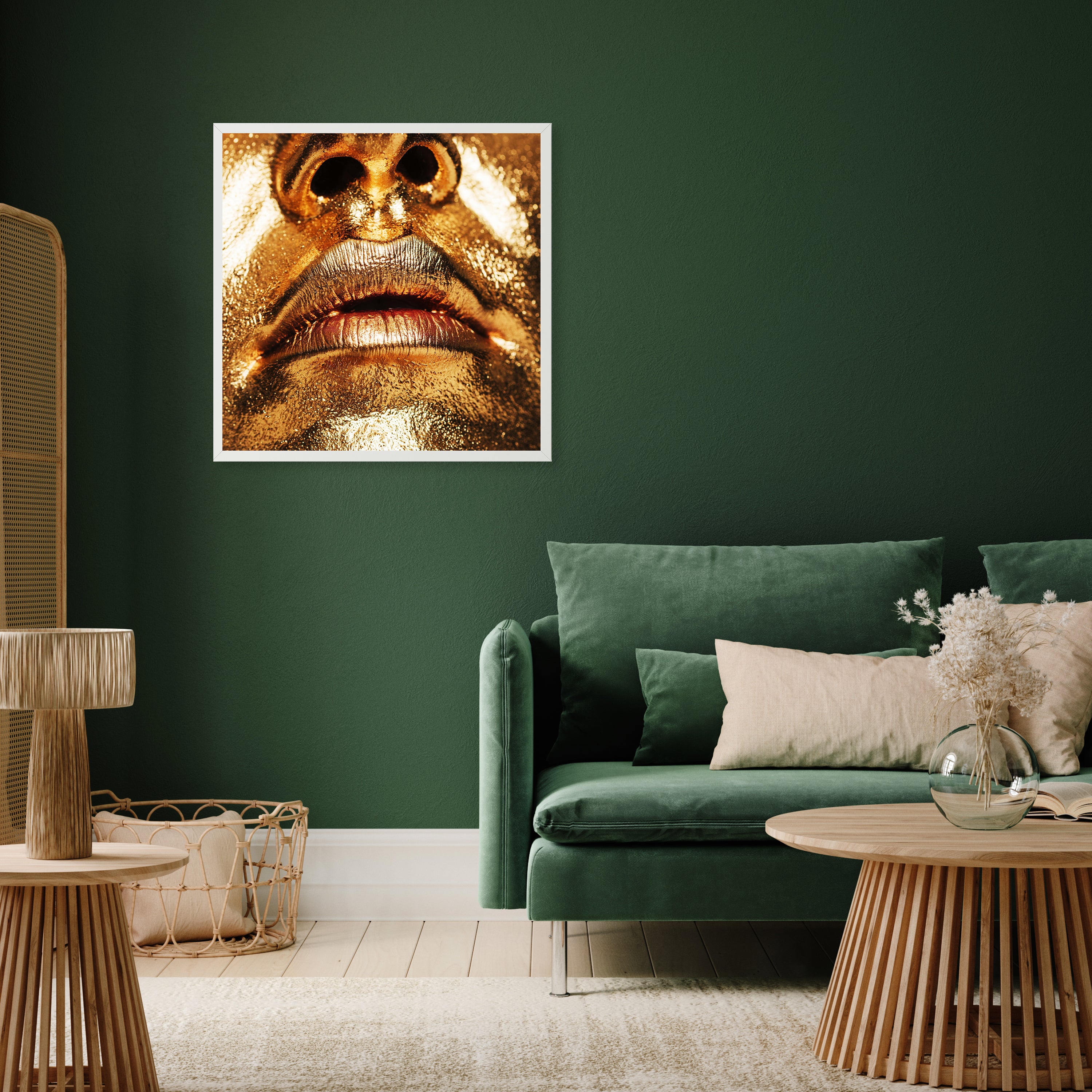 wandmotiv24 Poster, Poster - Gold - M0076 - Bild 5 wandmotiv24 Poster, Poster - Gold - M0076 - Bild 5