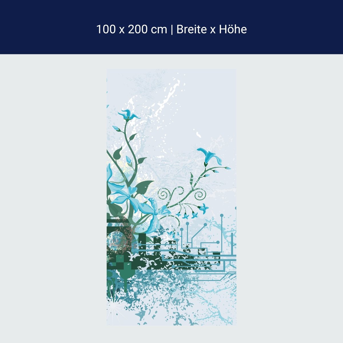 Duschwand Luisa Blüten M0078 Duschwand Luisa Blüten M0078