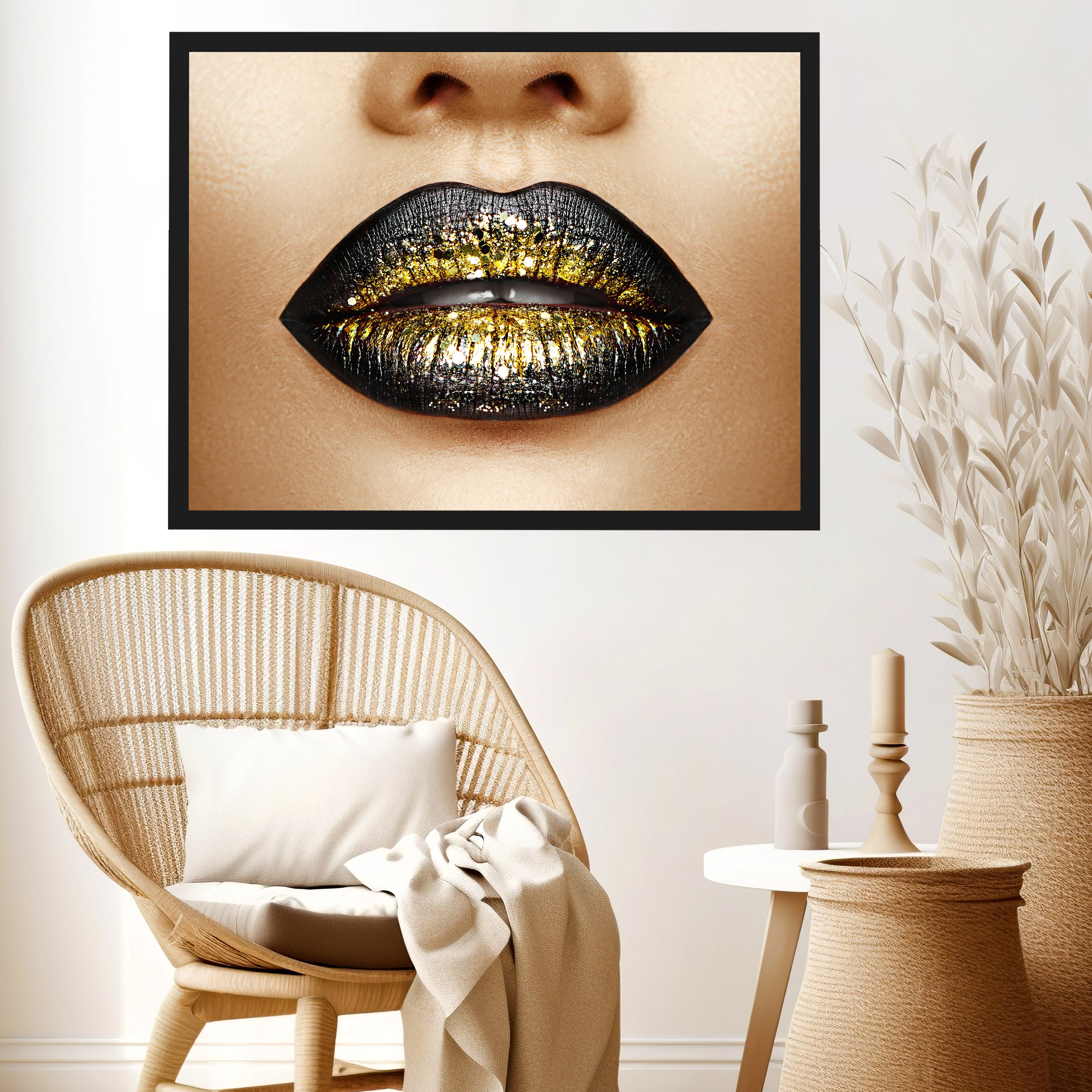 wandmotiv24 Poster, Poster - Gold - M0078 - Bild 3 wandmotiv24 Poster, Poster - Gold - M0078 - Bild 3