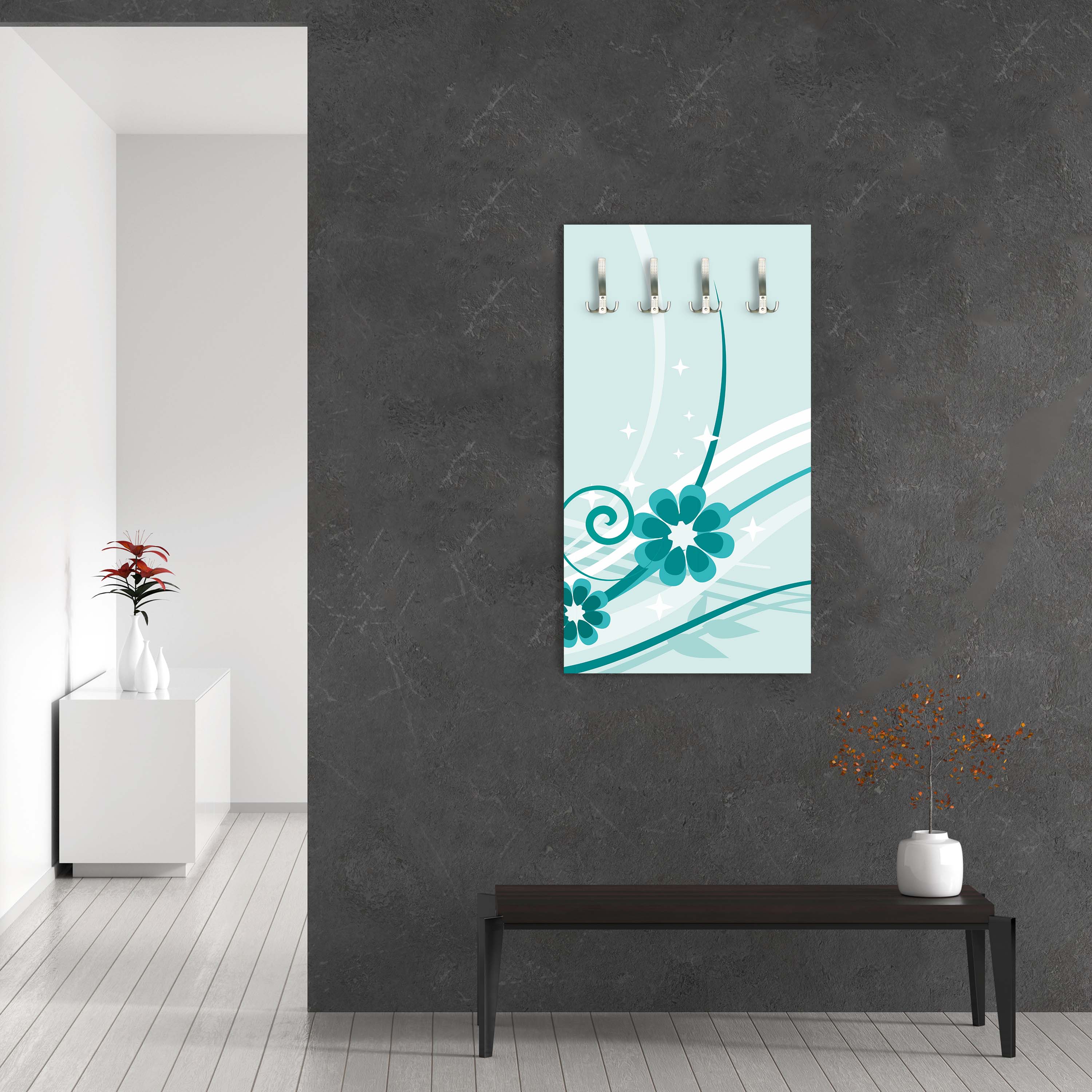 Garderobe Lena Blüten M0079 entdecken - Bild 3 Garderobe Lena Blüten M0079 entdecken - Bild 3