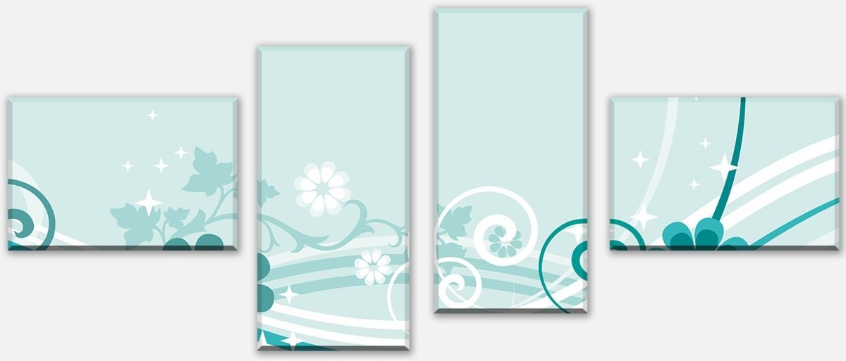 Leinwandbild Mehrteiler Lena Blüten M0079 Leinwandbild Mehrteiler Lena Blüten M0079