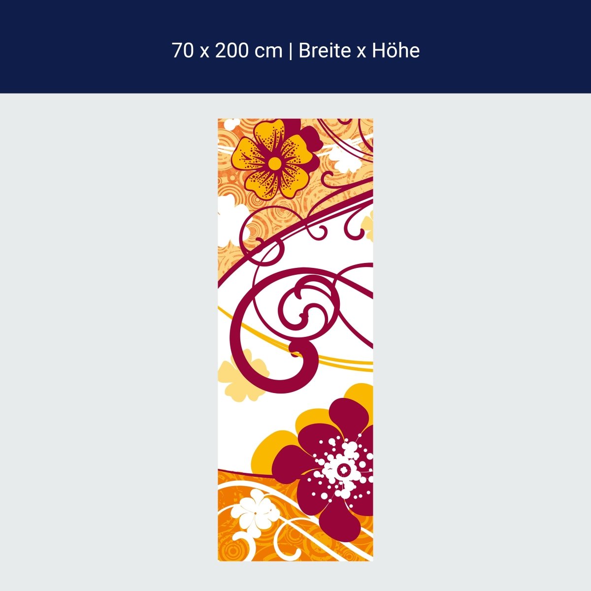 Duschwand Friederike Blüten M0080 Duschwand Friederike Blüten M0080