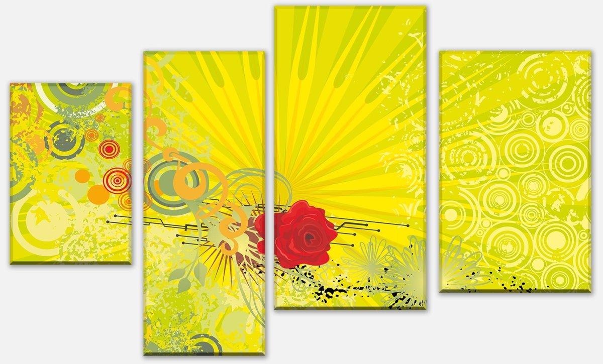 Leinwandbild Mehrteiler Rebecca Blüte M0082 Leinwandbild Mehrteiler Rebecca Blüte M0082