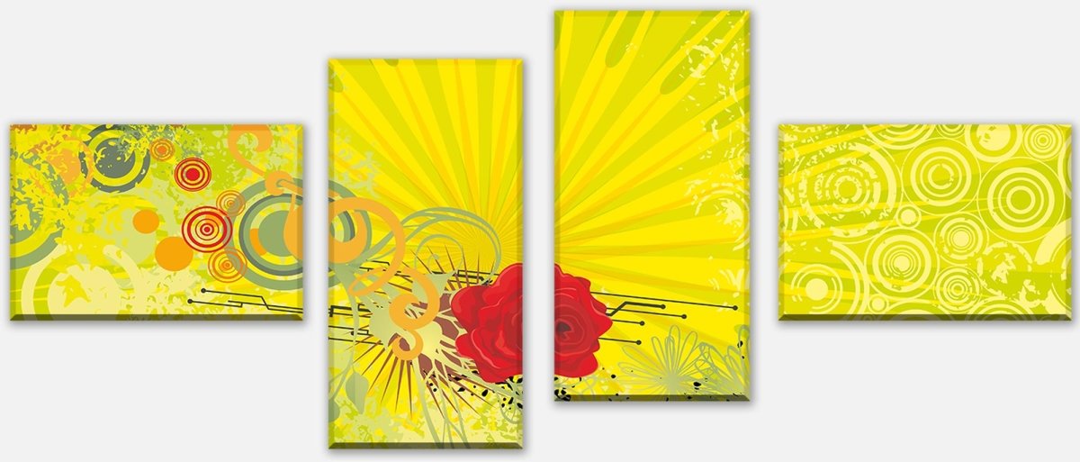 Leinwandbild Mehrteiler Rebecca Blüte M0082 Leinwandbild Mehrteiler Rebecca Blüte M0082