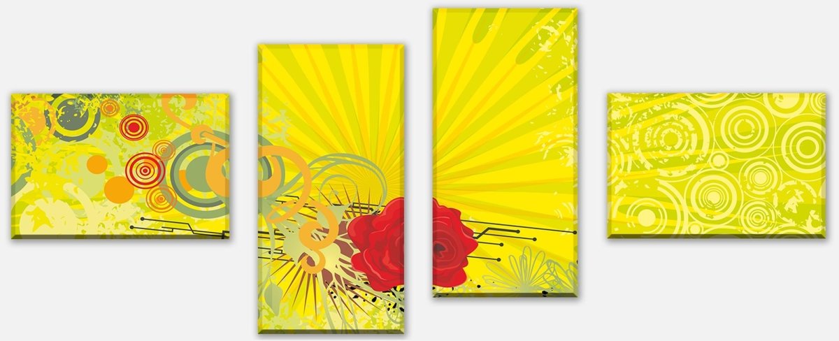 Leinwandbild Mehrteiler Rebecca Blüte M0082 Leinwandbild Mehrteiler Rebecca Blüte M0082