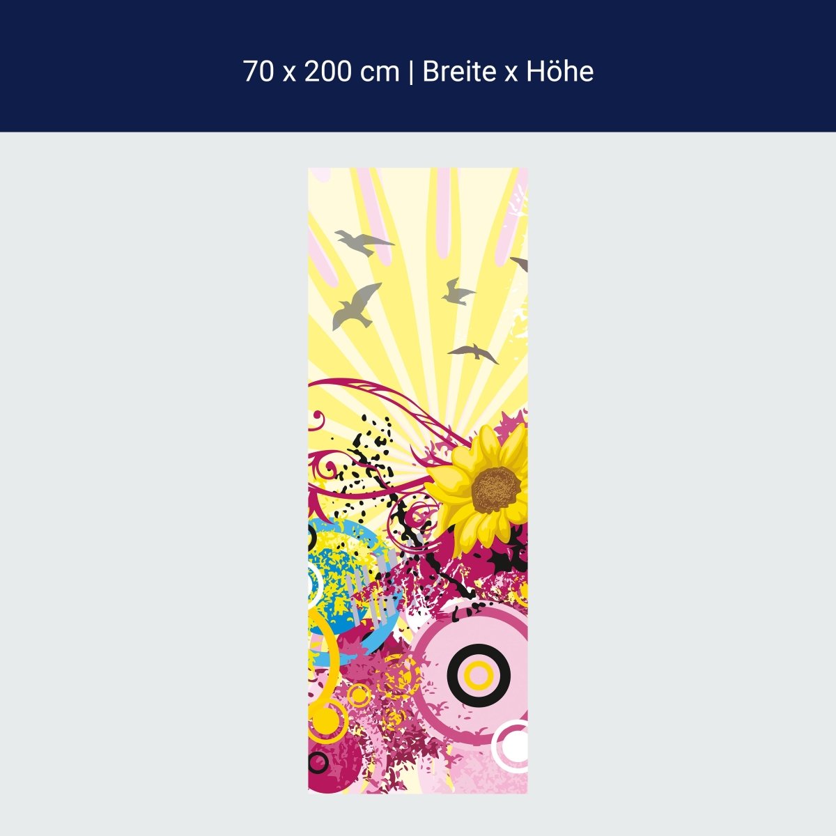 Duschwand Nadine Blüten M0083 Duschwand Nadine Blüten M0083