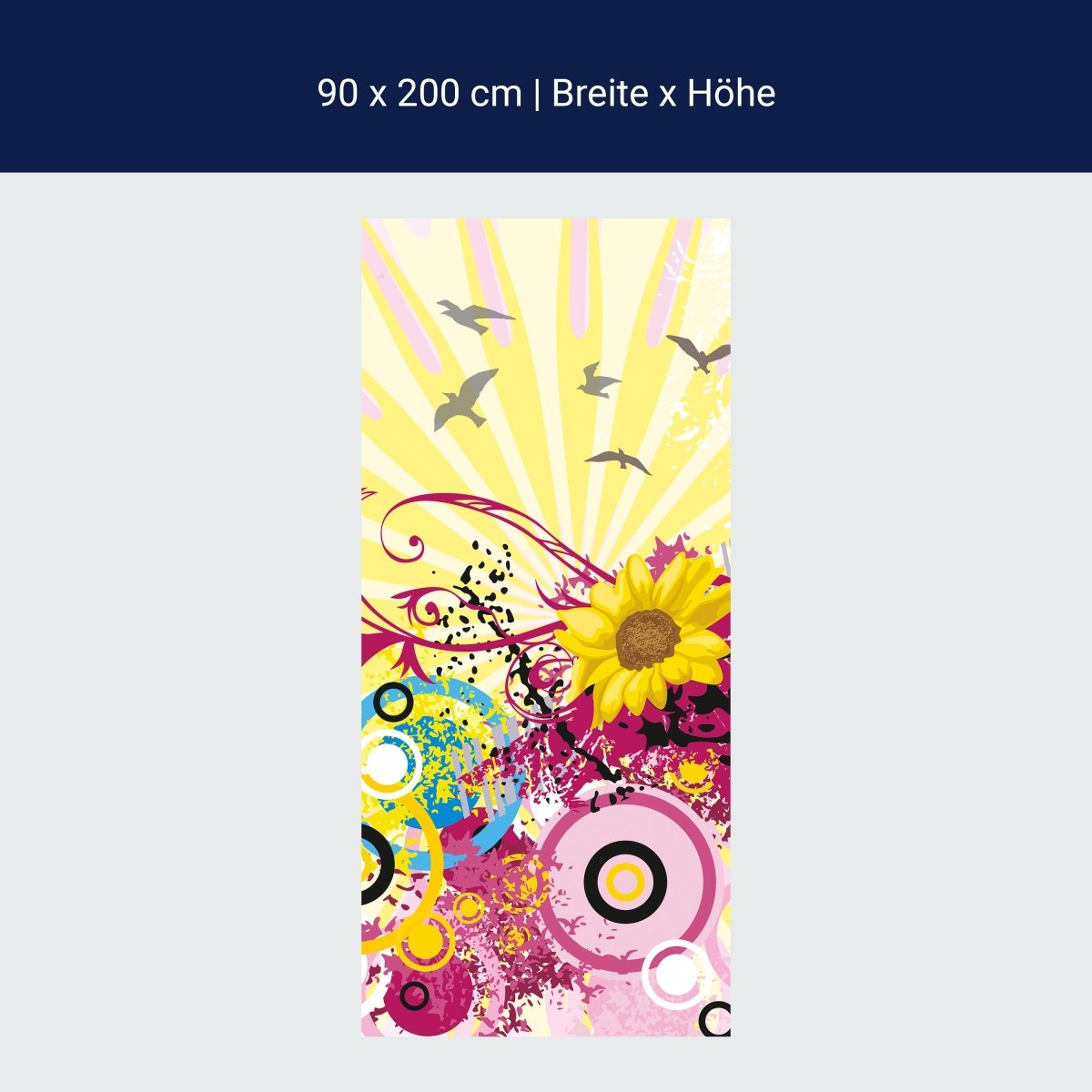 Duschwand Nadine Blüten M0083 Duschwand Nadine Blüten M0083