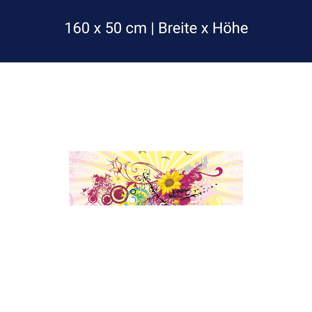 Küchenrückwand Nadine Blüten M0083 Küchenrückwand Nadine Blüten M0083