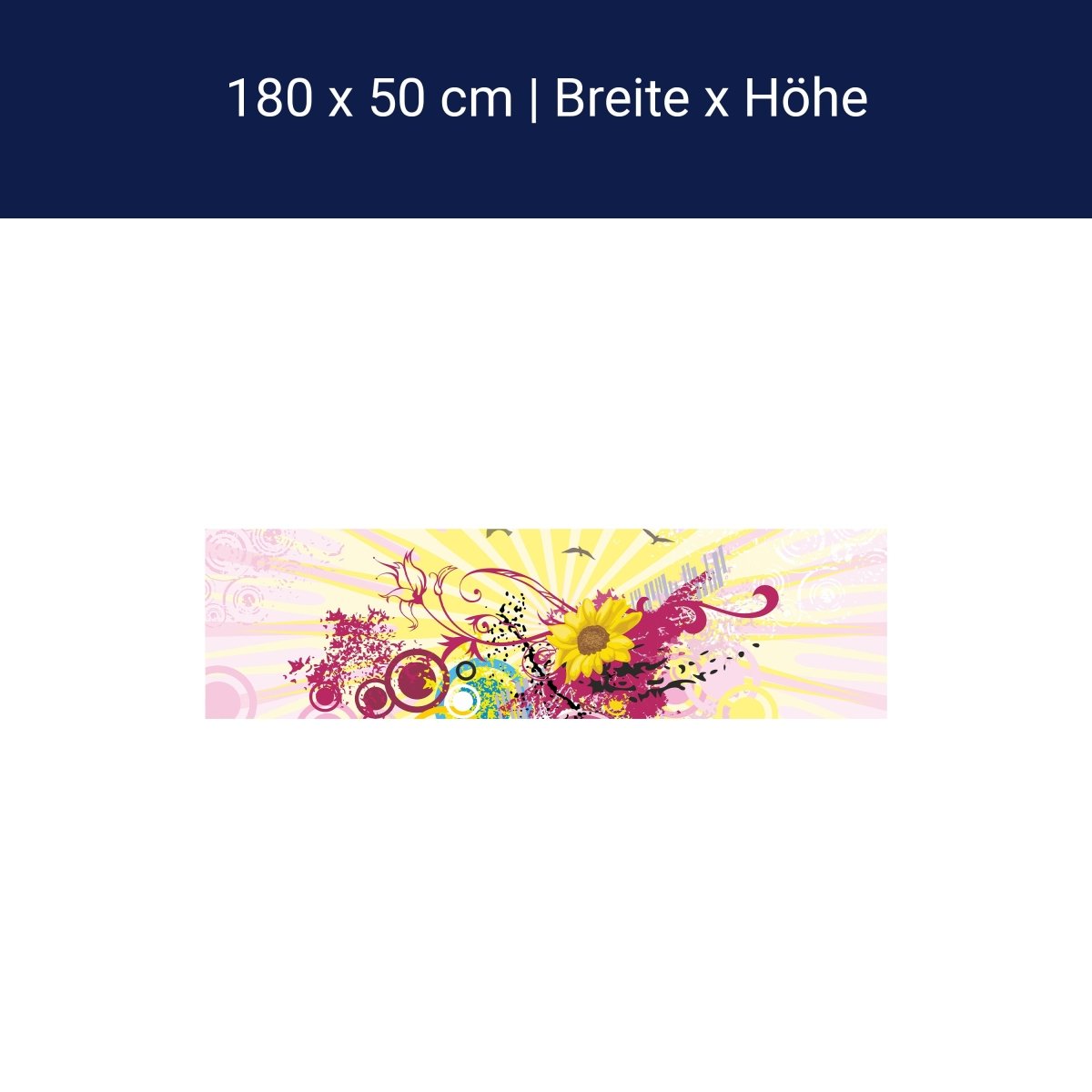Küchenrückwand Nadine Blüten M0083 Küchenrückwand Nadine Blüten M0083