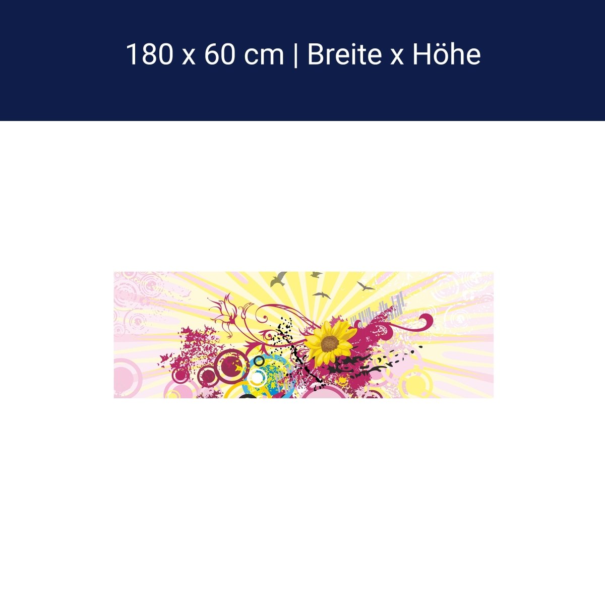 Küchenrückwand Nadine Blüten M0083 Küchenrückwand Nadine Blüten M0083
