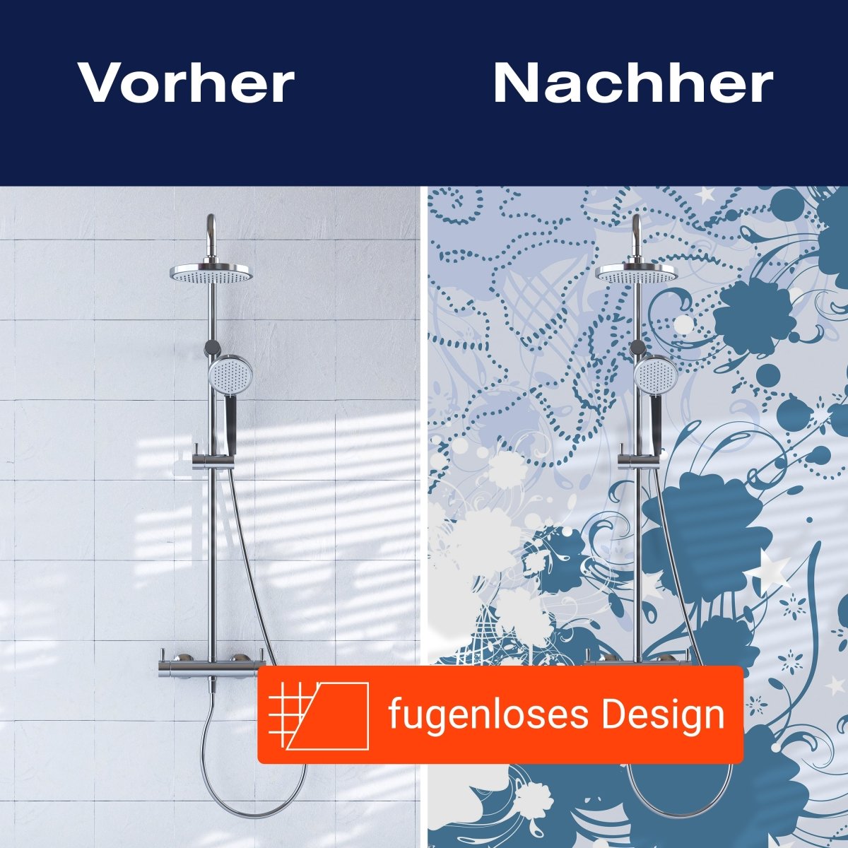 Duschwand Mia Blüten M0085 entdecken - Bild 9 Duschwand Mia Blüten M0085 entdecken - Bild 9