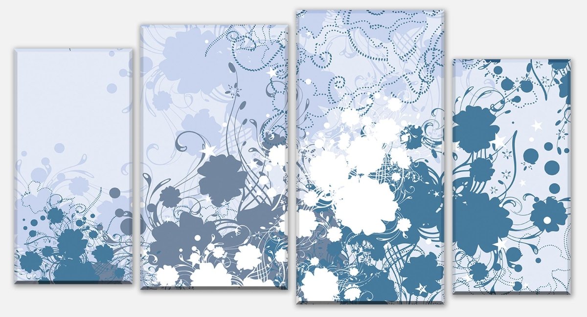 Leinwandbild Mehrteiler Mia Blüten M0085 Leinwandbild Mehrteiler Mia Blüten M0085