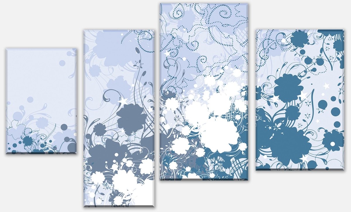 Leinwandbild Mehrteiler Mia Blüten M0085 Leinwandbild Mehrteiler Mia Blüten M0085