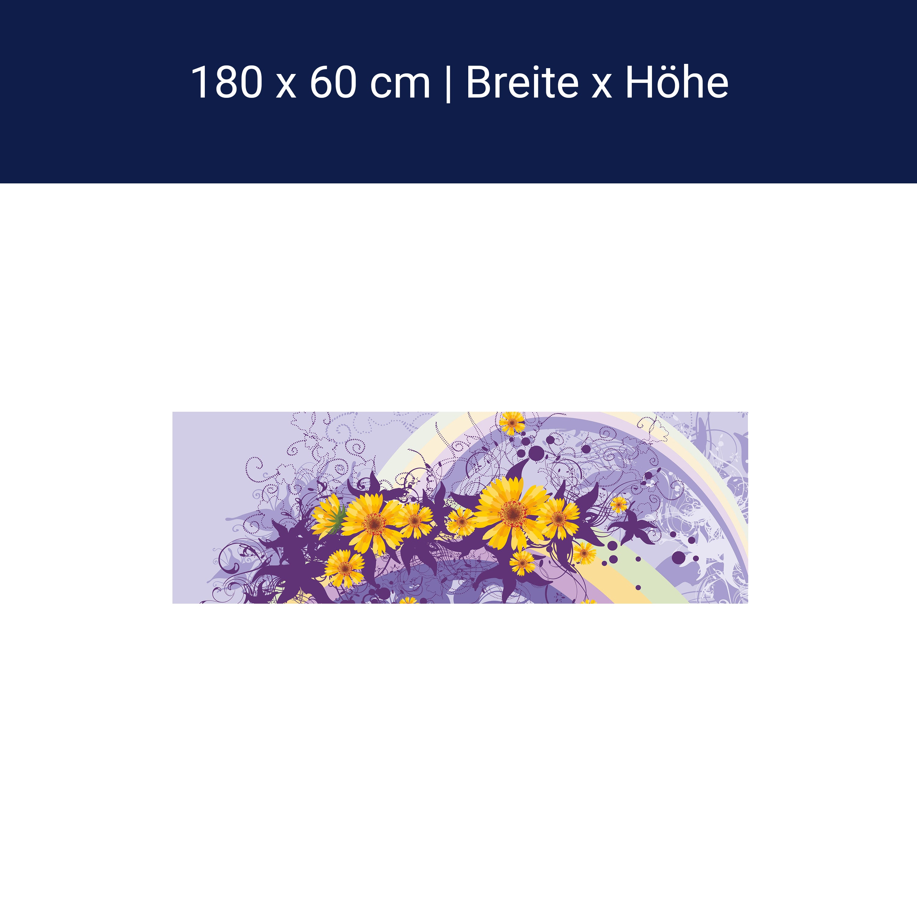 Küchenrückwand Franziska Blüten M0087 Küchenrückwand Franziska Blüten M0087