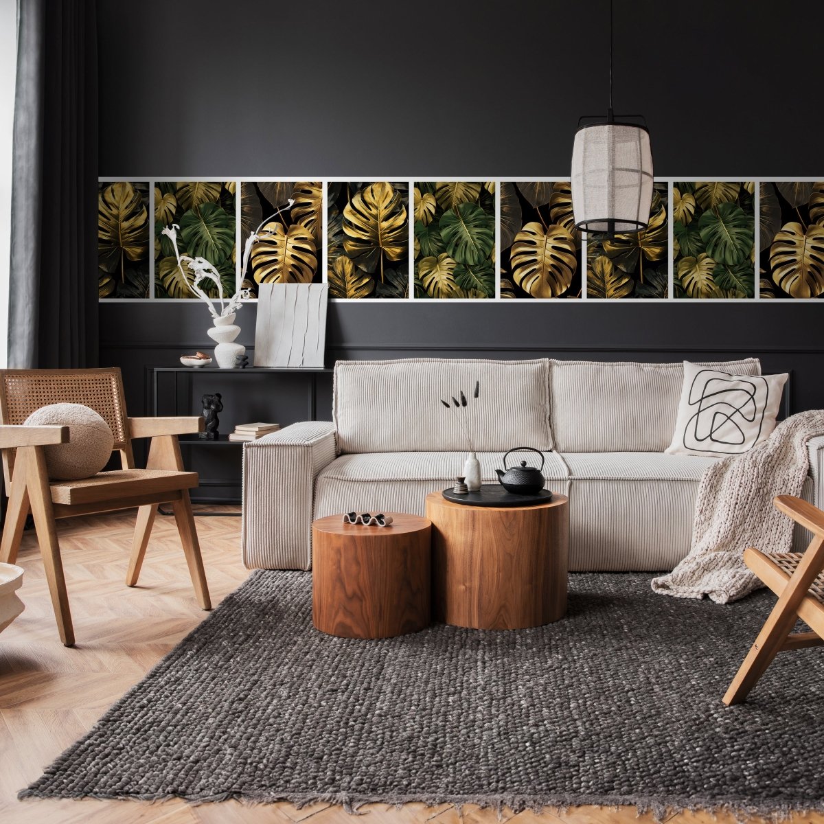 Panorama-Fototapete Goldene Blätter M0087 - Bild 2 Panorama-Fototapete Goldene Blätter M0087 - Bild 2