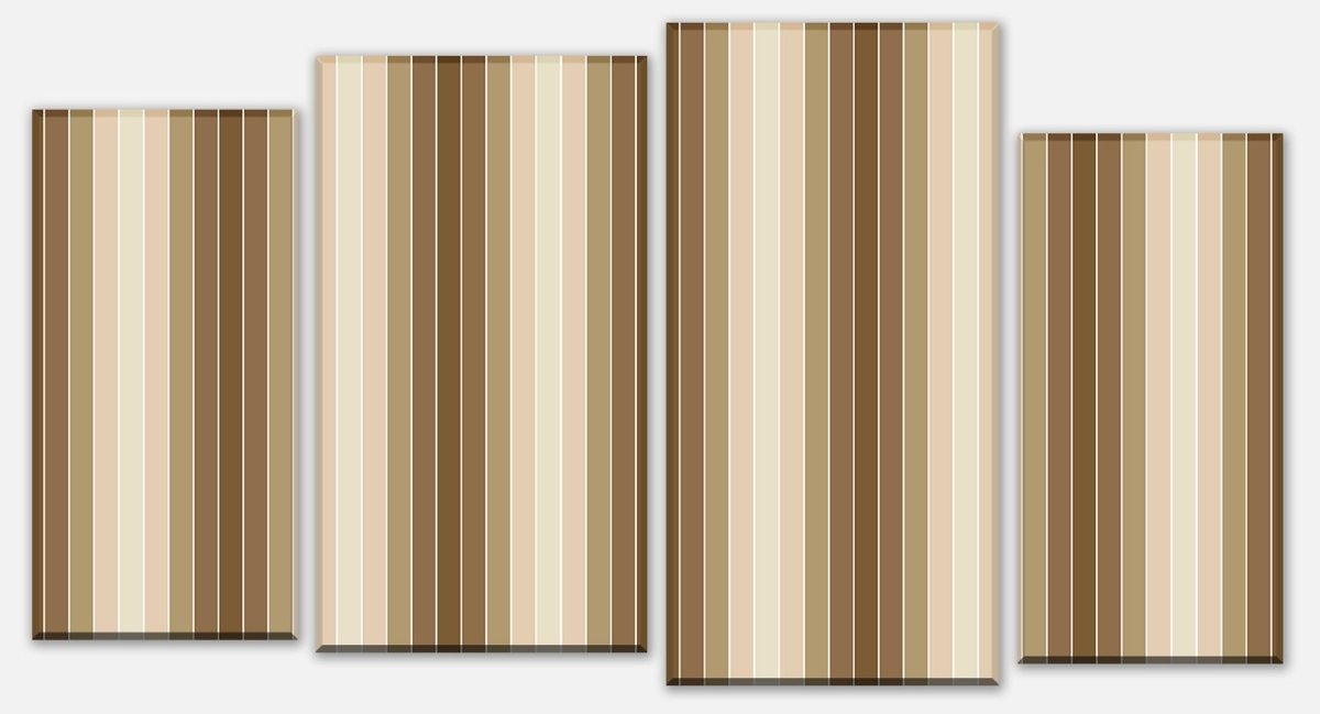 Leinwandbild Mehrteiler Beige Muster M0089 Leinwandbild Mehrteiler Beige Muster M0089