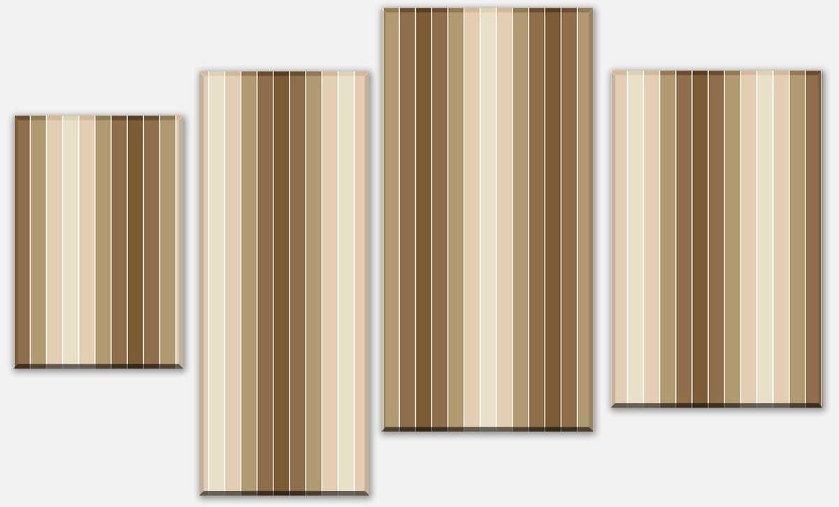 Leinwandbild Mehrteiler Beige Muster M0089 Leinwandbild Mehrteiler Beige Muster M0089