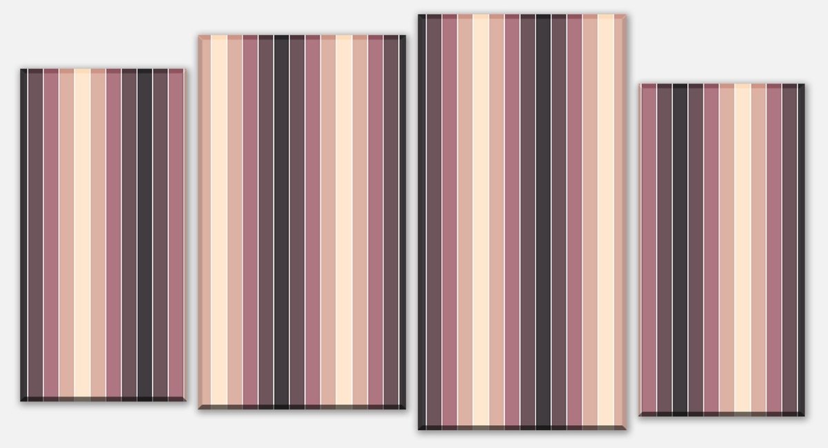 Leinwandbild Mehrteiler Lipstick Muster M0091 Leinwandbild Mehrteiler Lipstick Muster M0091
