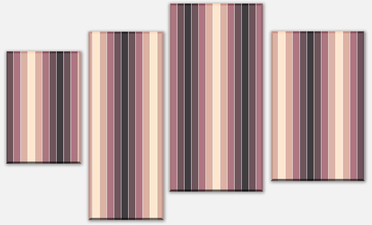 Leinwandbild Mehrteiler Lipstick Muster M0091 Leinwandbild Mehrteiler Lipstick Muster M0091