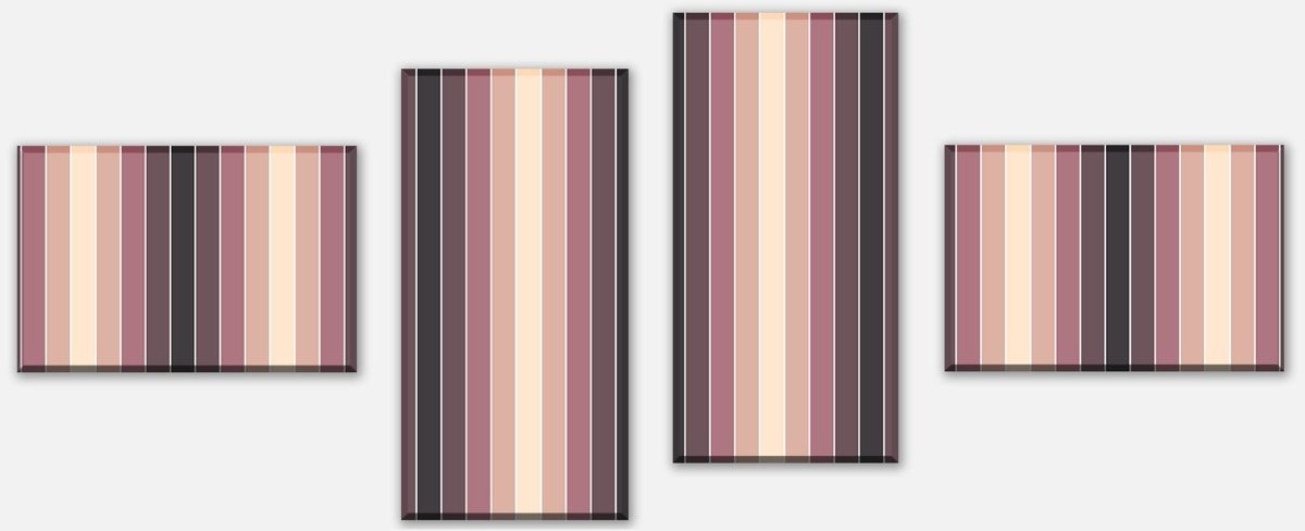 Leinwandbild Mehrteiler Lipstick Muster M0091 Leinwandbild Mehrteiler Lipstick Muster M0091