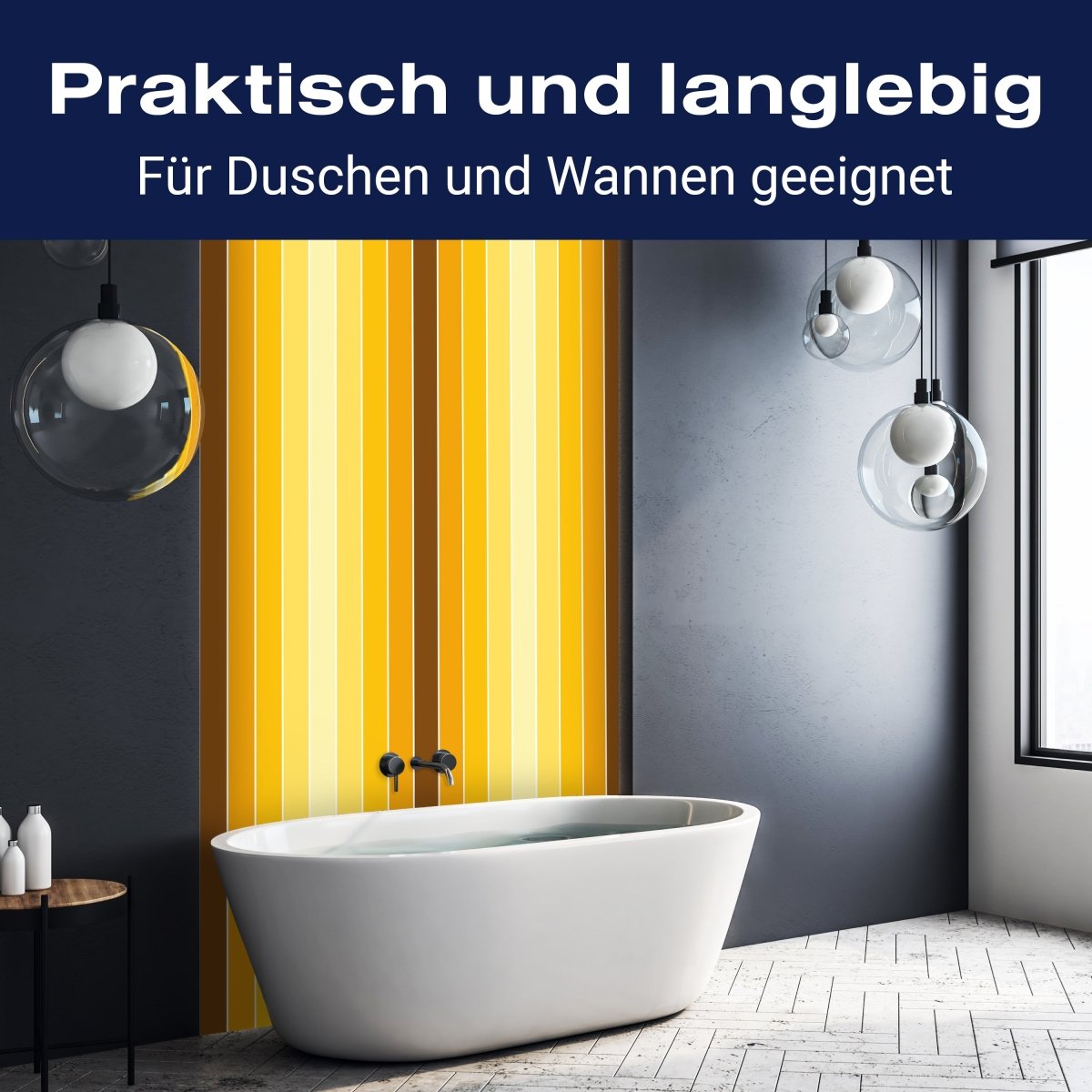 Duschwand Gelb Muster M0093 entdecken - Bild 3 Duschwand Gelb Muster M0093 entdecken - Bild 3