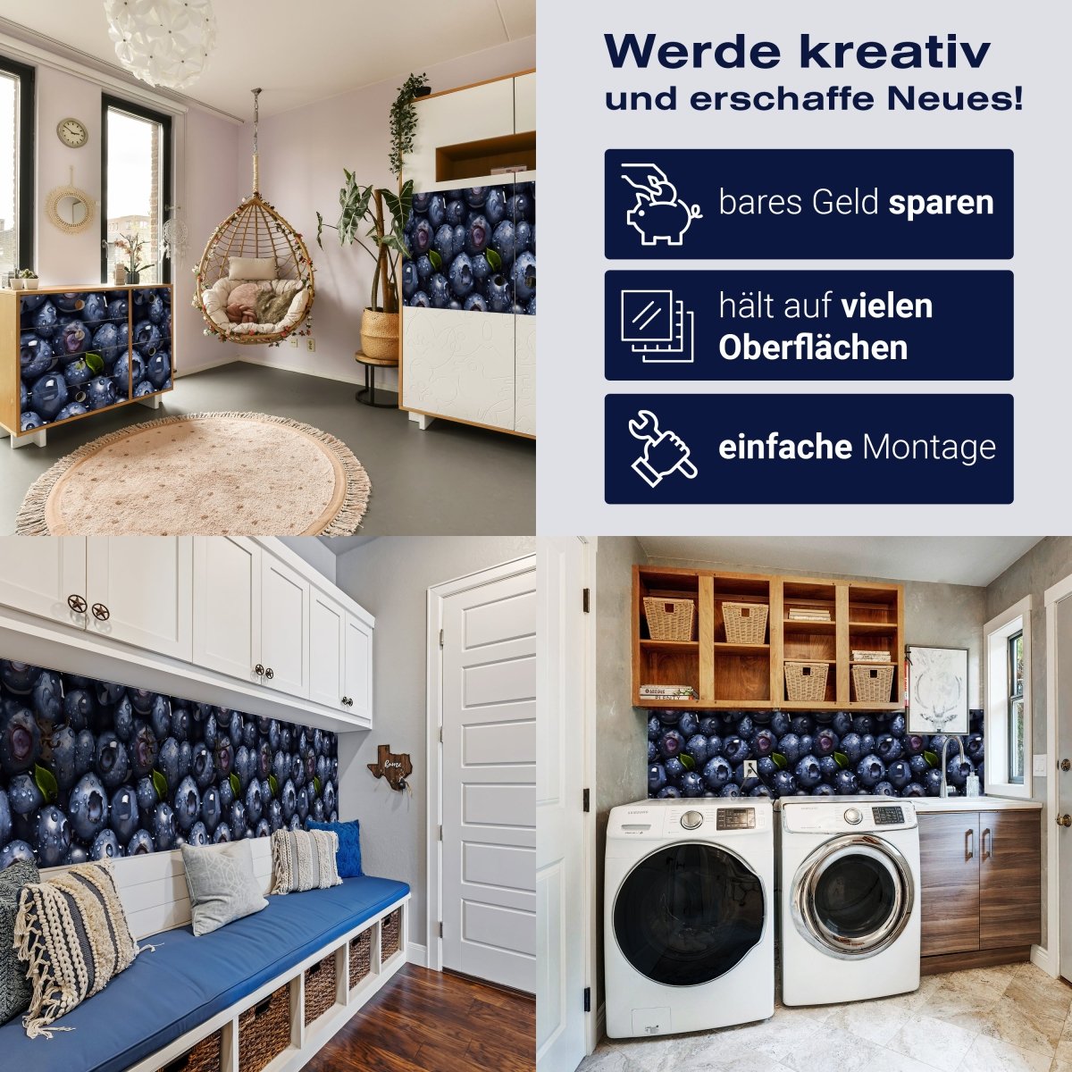 Panorama-Fototapete Blaubeeren M0094 - Bild 7 Panorama-Fototapete Blaubeeren M0094 - Bild 7