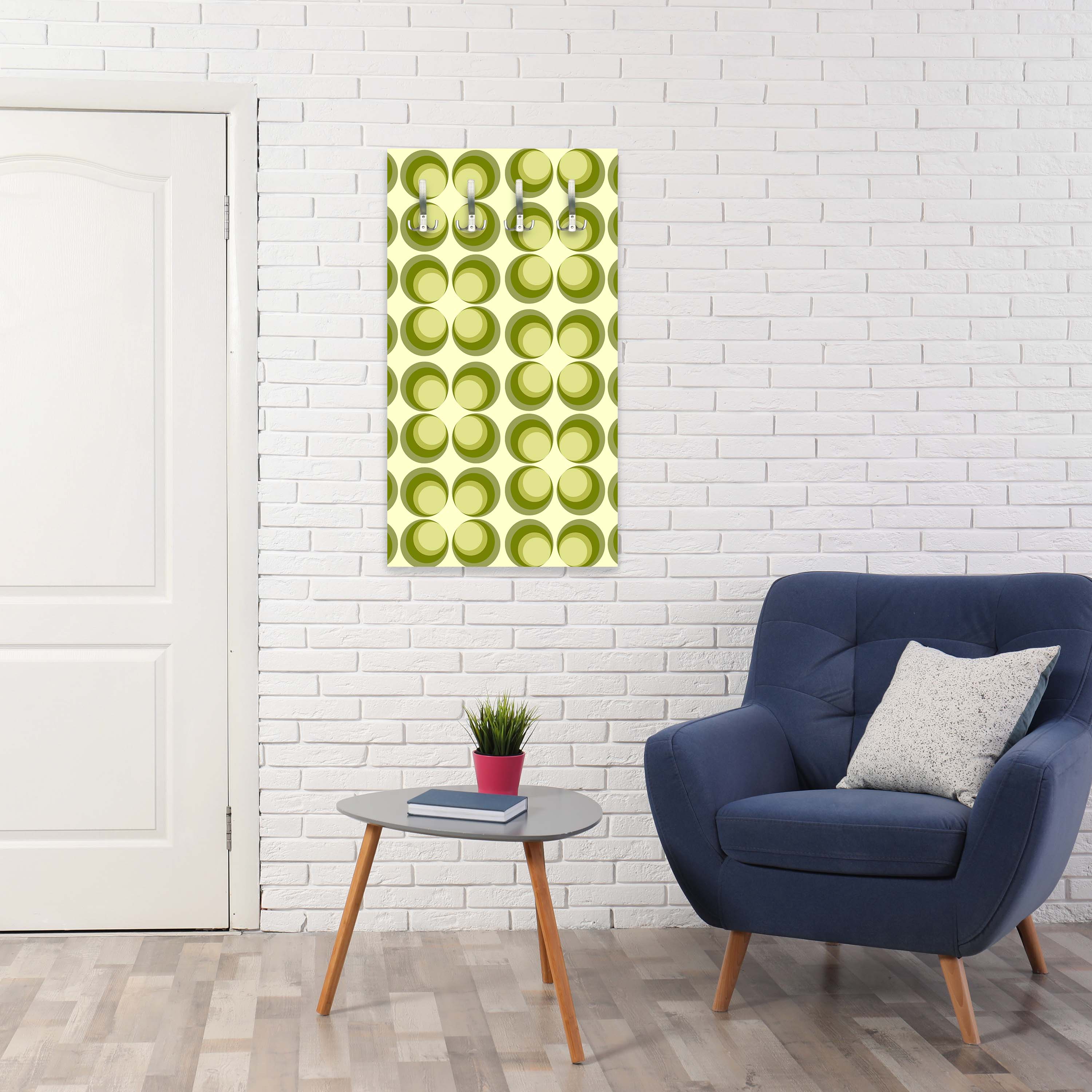 Garderobe Retrokreise Grün M0097 entdecken - Bild 5 Garderobe Retrokreise Grün M0097 entdecken - Bild 5