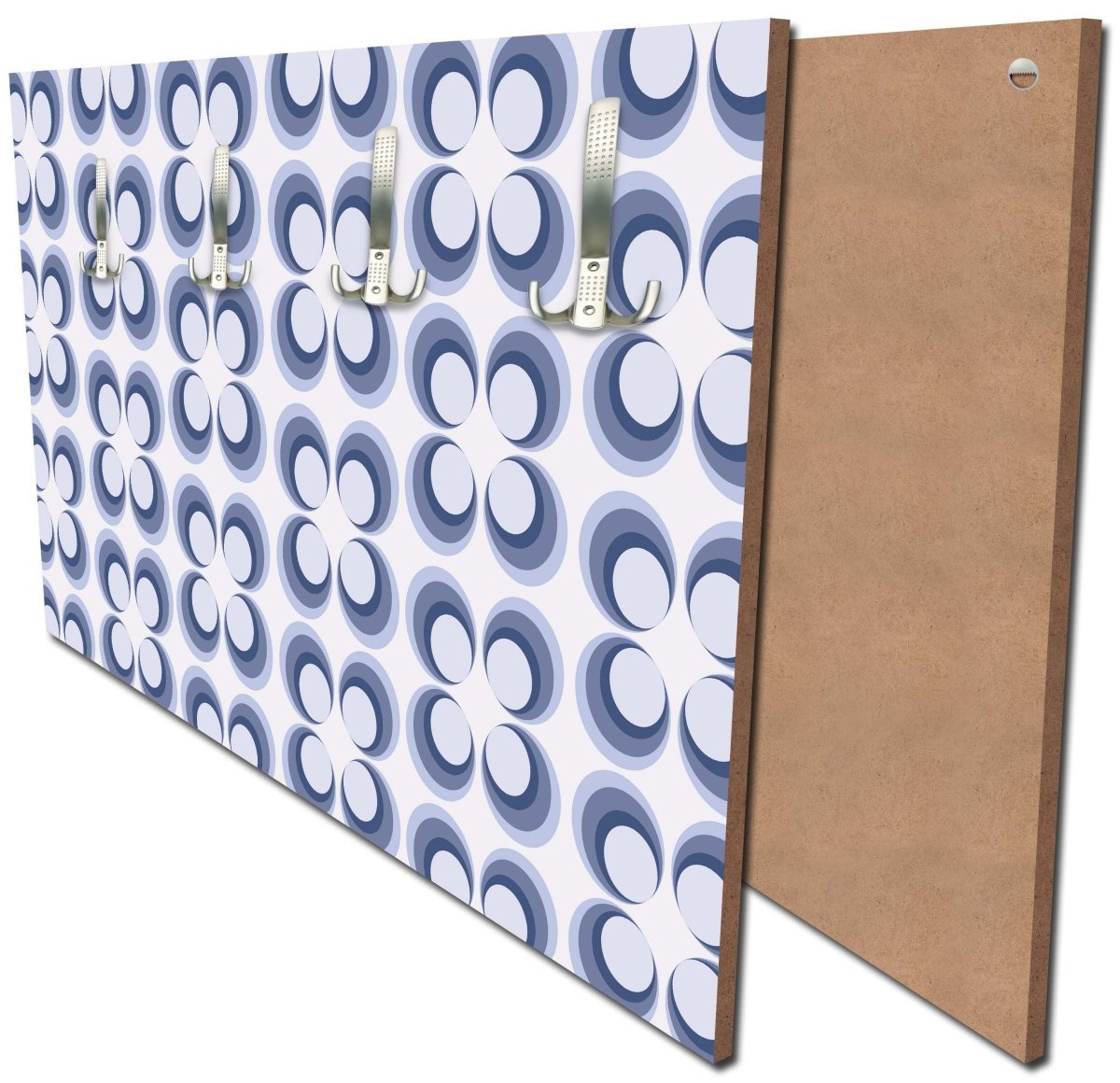 Garderobe Retrokreise Blau Muster M0099 Garderobe Retrokreise Blau Muster M0099