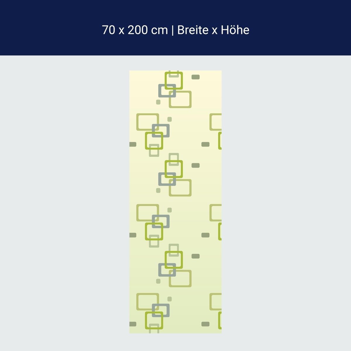 Duschwand Retrokästchen Grün Muster M0102 Duschwand Retrokästchen Grün Muster M0102