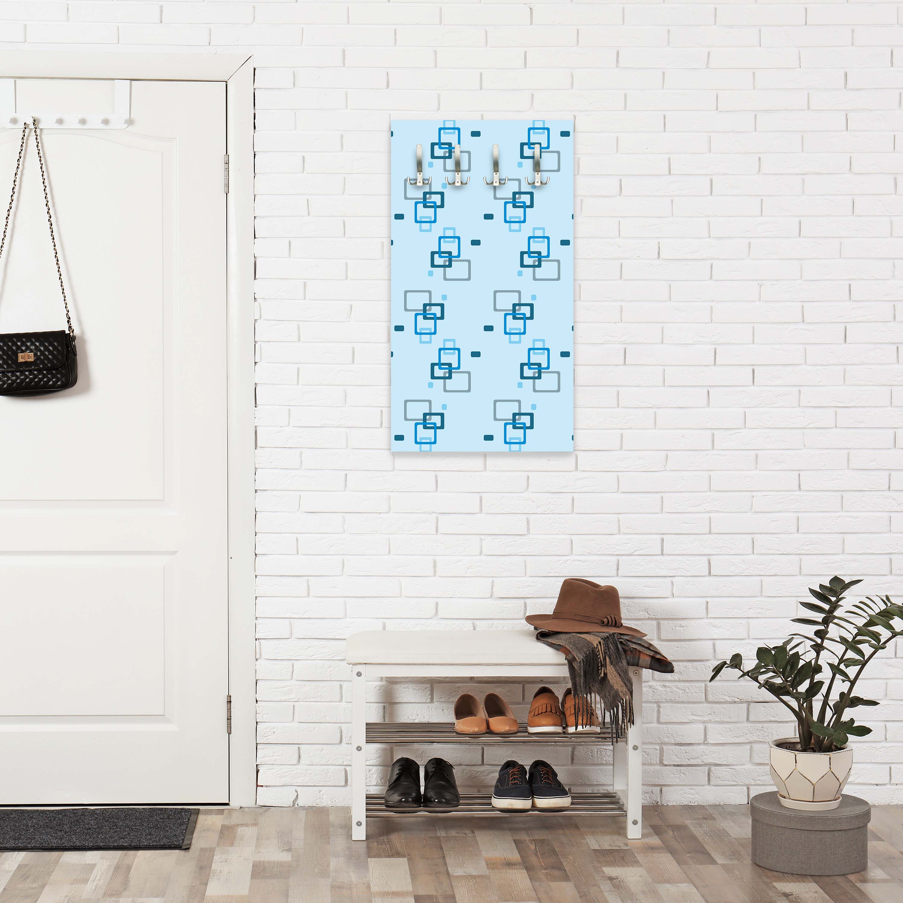 Garderobe Retrokästchen hellblau Muster M0103 entdecken - Bild 6 Garderobe Retrokästchen hellblau Muster M0103 entdecken - Bild 6