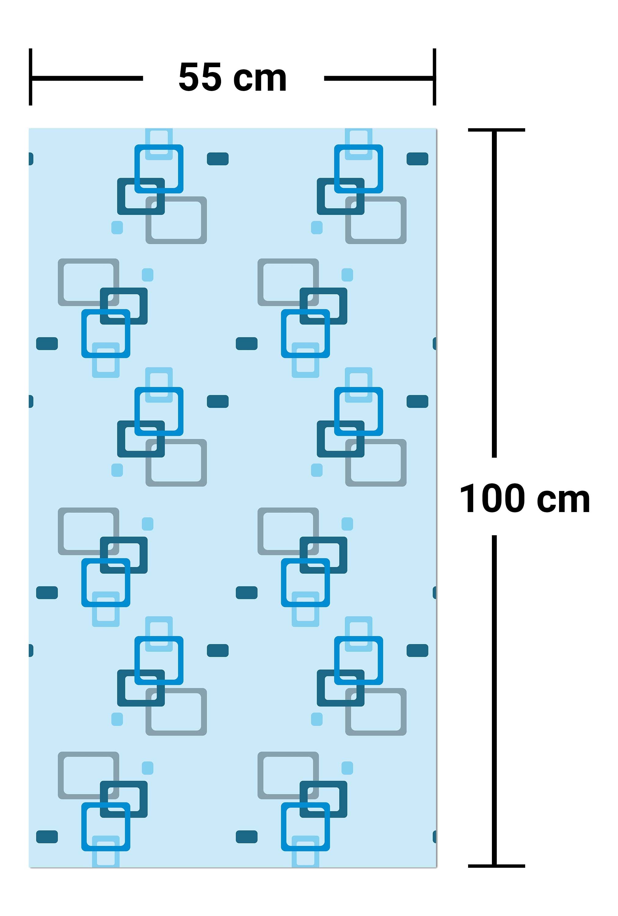 Garderobe Retrokästchen hellblau Muster M0103 entdecken - Bild 7 Garderobe Retrokästchen hellblau Muster M0103 entdecken - Bild 7