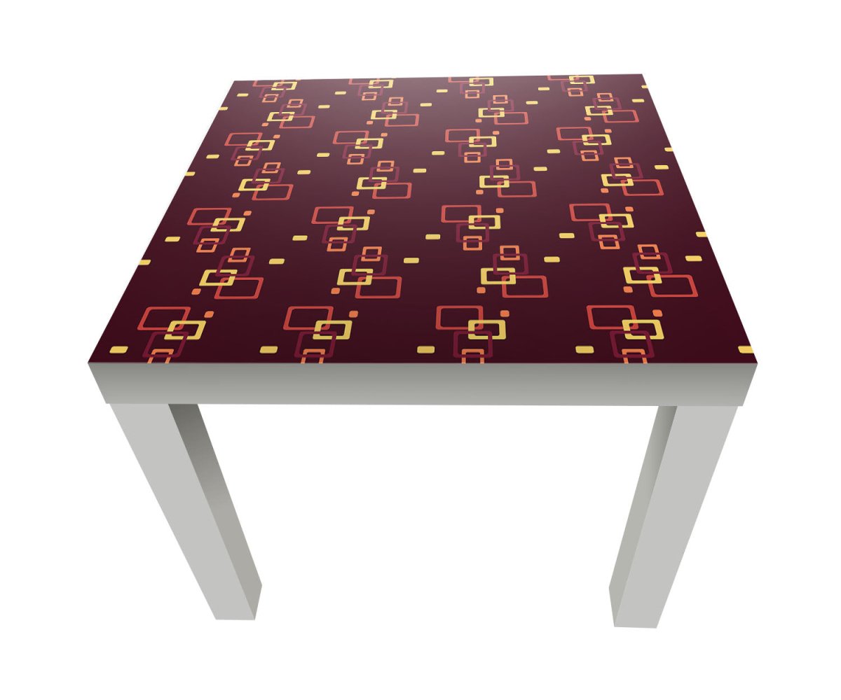 Beistelltisch Retrokästchen Dunkelrot Muster M0105 entdecken - Bild 1 Beistelltisch Retrokästchen Dunkelrot Muster M0105 entdecken - Bild 1