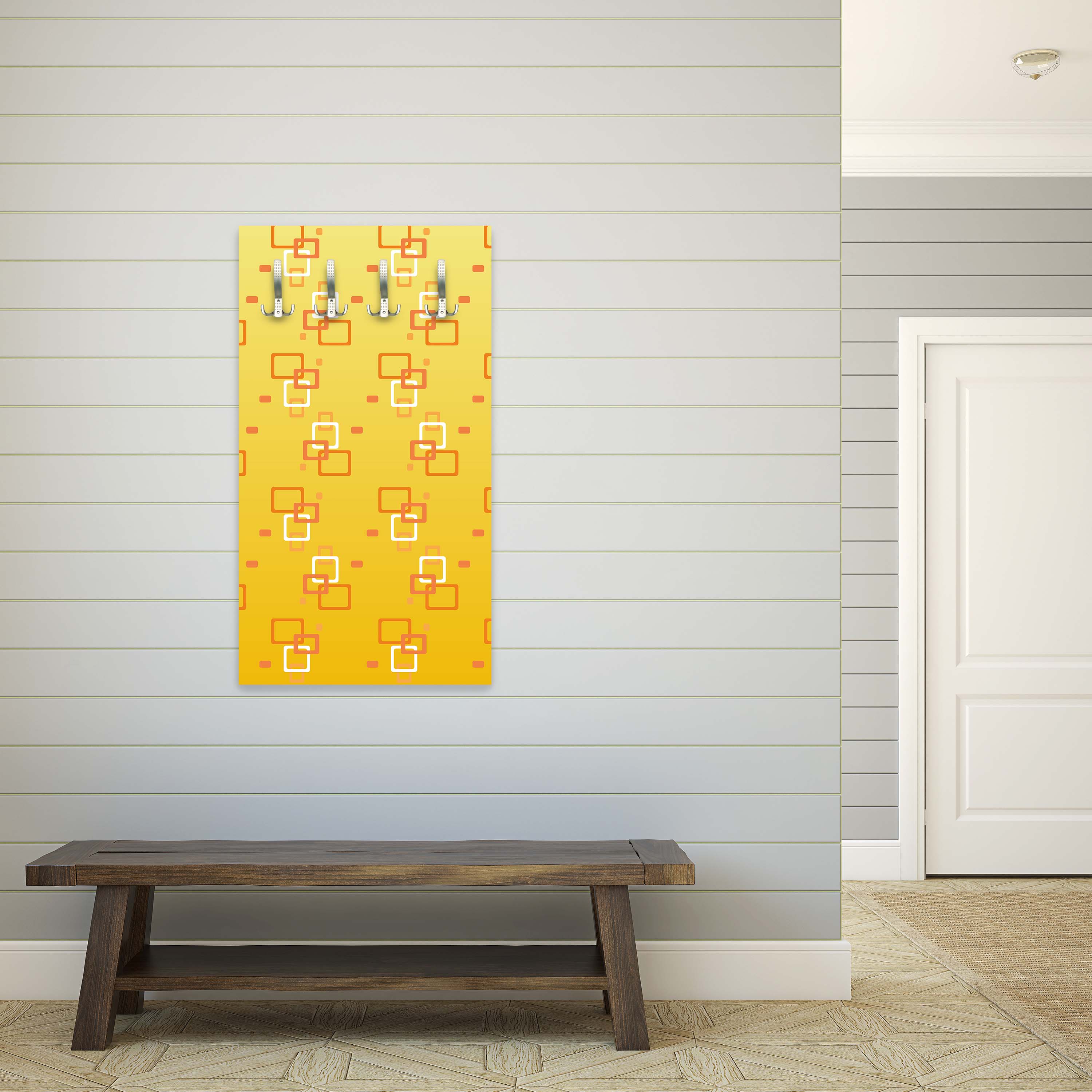 Garderobe Retrokästchen Gelb Muster M0106 entdecken - Bild 2 Garderobe Retrokästchen Gelb Muster M0106 entdecken - Bild 2