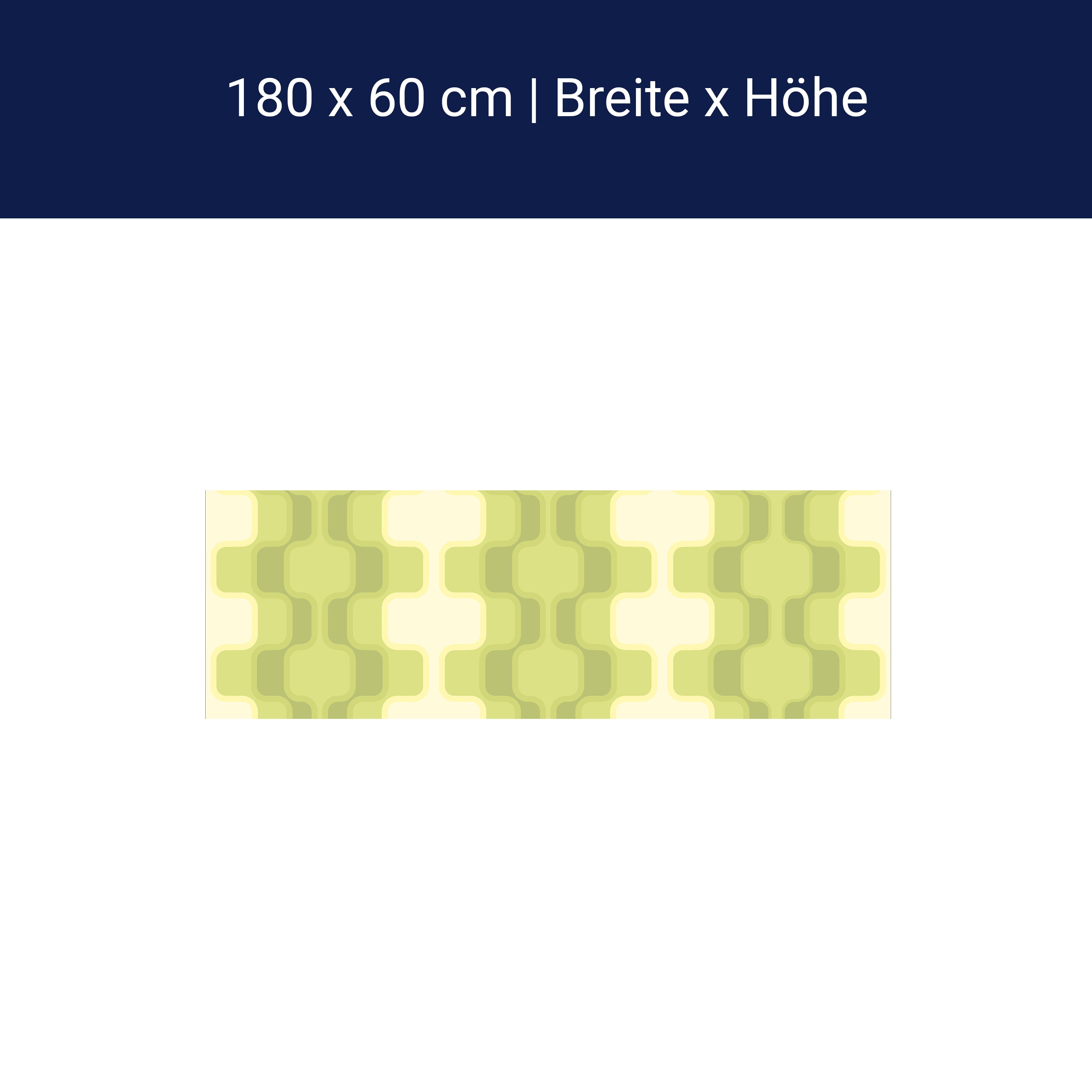 Küchenrückwand Retromuster Grün Muster M0108 Küchenrückwand Retromuster Grün Muster M0108