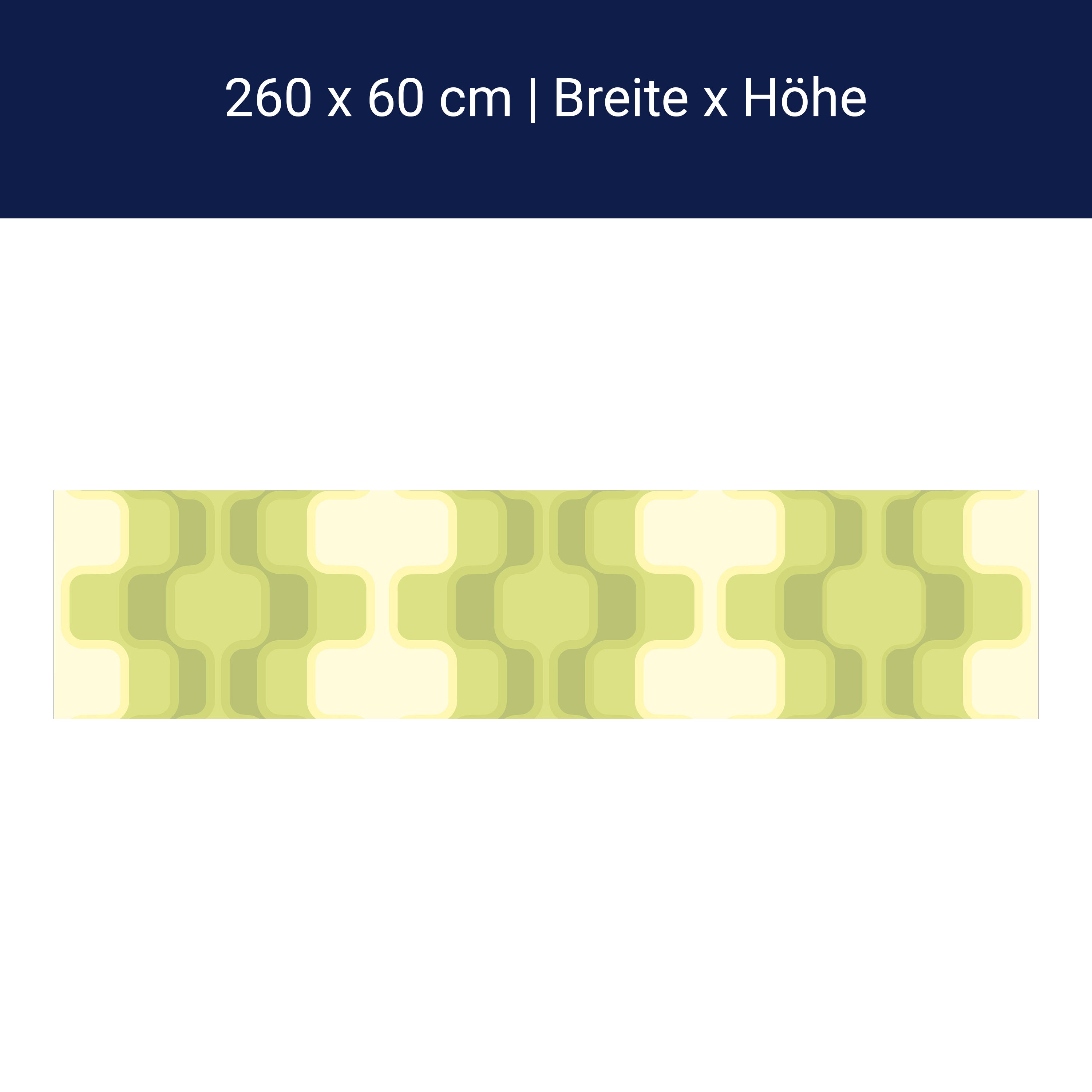 Küchenrückwand Retromuster Grün Muster M0108 Küchenrückwand Retromuster Grün Muster M0108