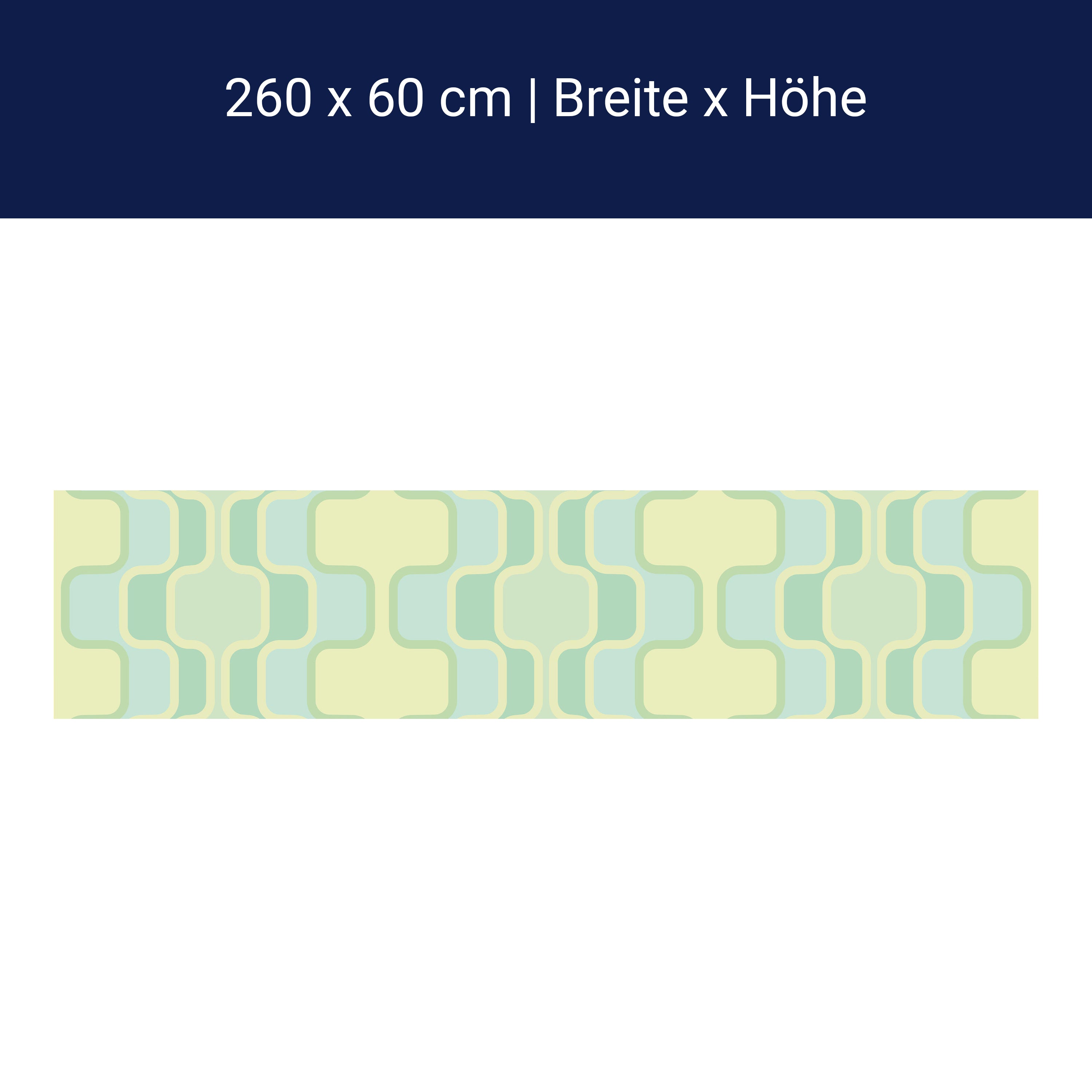 Küchenrückwand Retromuster Pastellgrün Muster M0109 Küchenrückwand Retromuster Pastellgrün Muster M0109