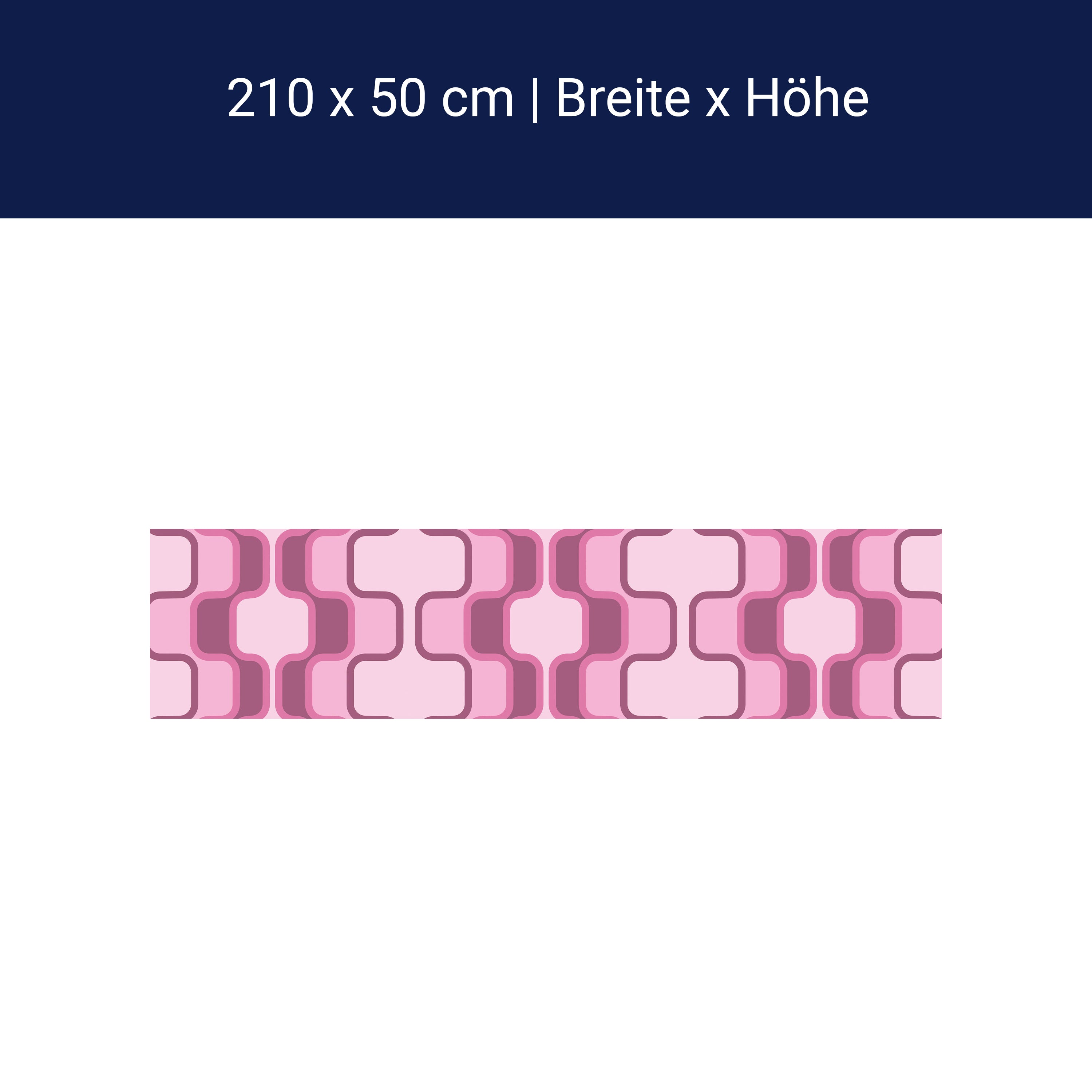 Küchenrückwand Retromuster Pink Muster M0112 Küchenrückwand Retromuster Pink Muster M0112