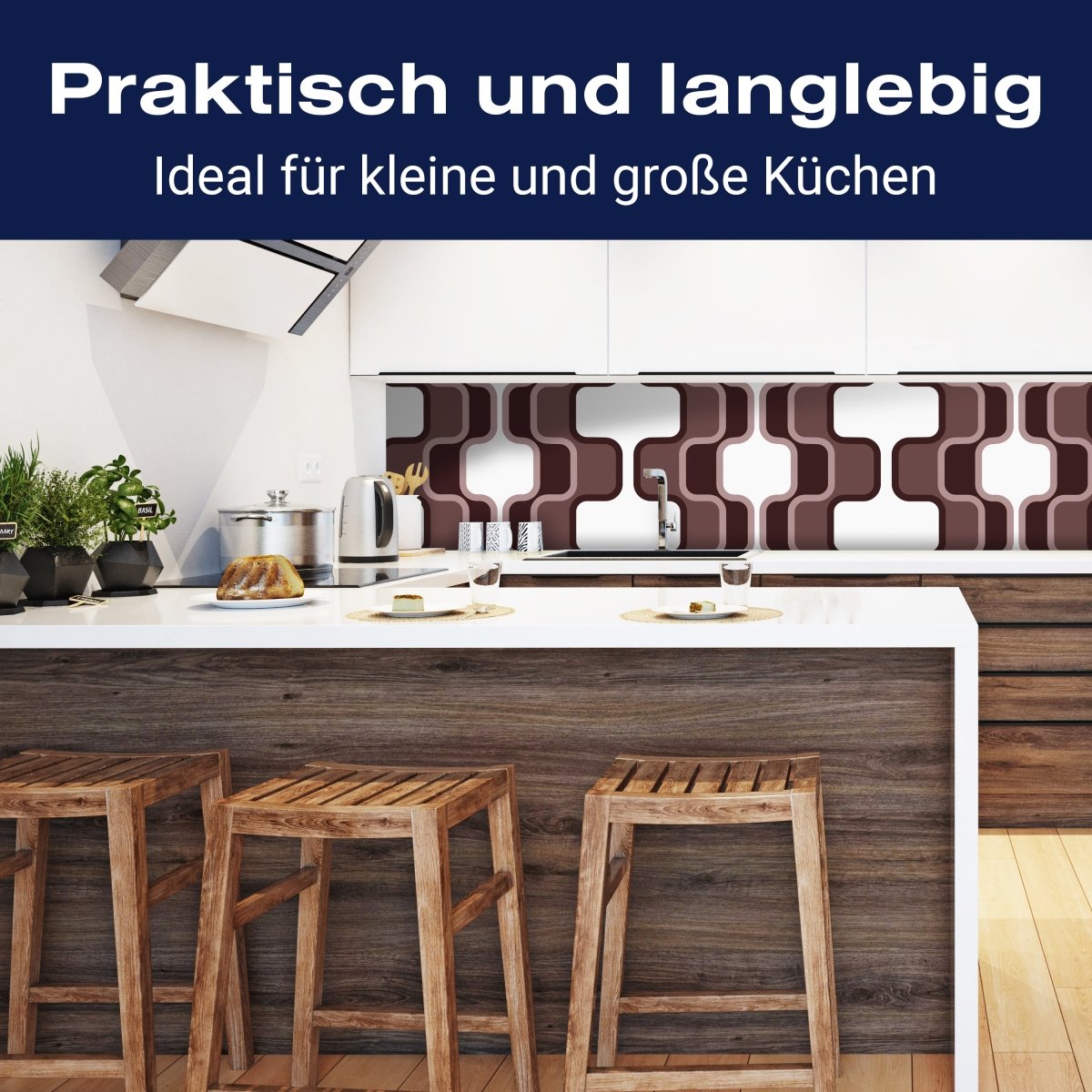Küchenrückwand Retromuster Coffee Muster M0113 entdecken - Bild 3 Küchenrückwand Retromuster Coffee Muster M0113 entdecken - Bild 3