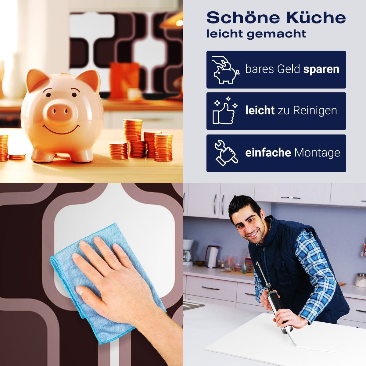 Küchenrückwand Retromuster Coffee Muster M0113 entdecken - Bild 7 Küchenrückwand Retromuster Coffee Muster M0113 entdecken - Bild 7