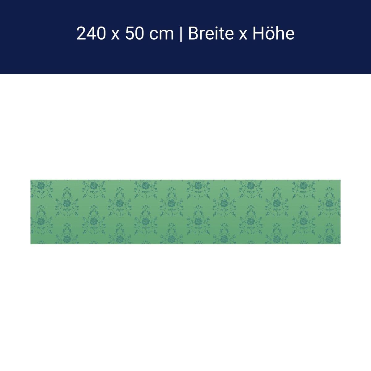 Küchenrückwand Barock Grün Muster M0117 Küchenrückwand Barock Grün Muster M0117