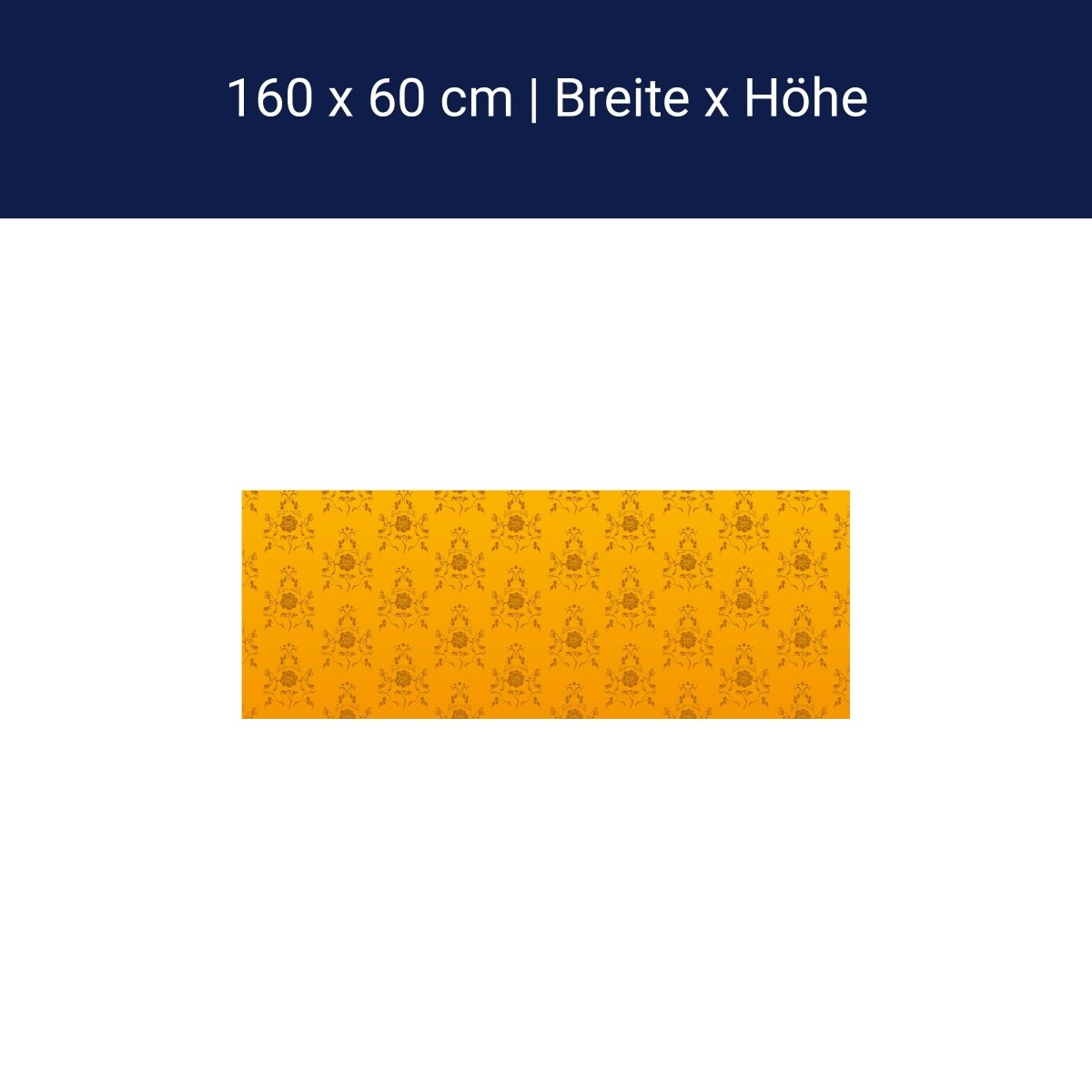 Küchenrückwand Barock Gelb Muster M0118 Küchenrückwand Barock Gelb Muster M0118