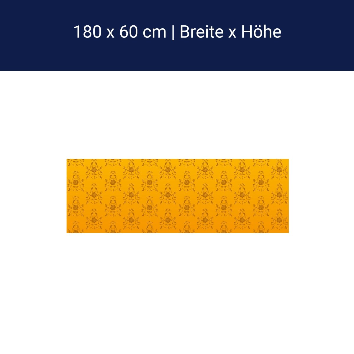 Küchenrückwand Barock Gelb Muster M0118 Küchenrückwand Barock Gelb Muster M0118