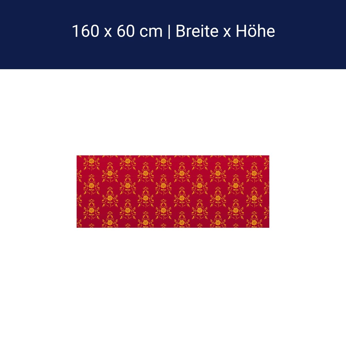 Küchenrückwand Barock Rot Muster M0119 Küchenrückwand Barock Rot Muster M0119