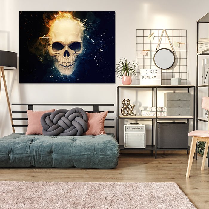 Acrylbild Acrylbild Totenkopf, Querformat M0120 M0120 - Bild 3 Acrylbild Acrylbild Totenkopf, Querformat M0120 M0120 - Bild 3