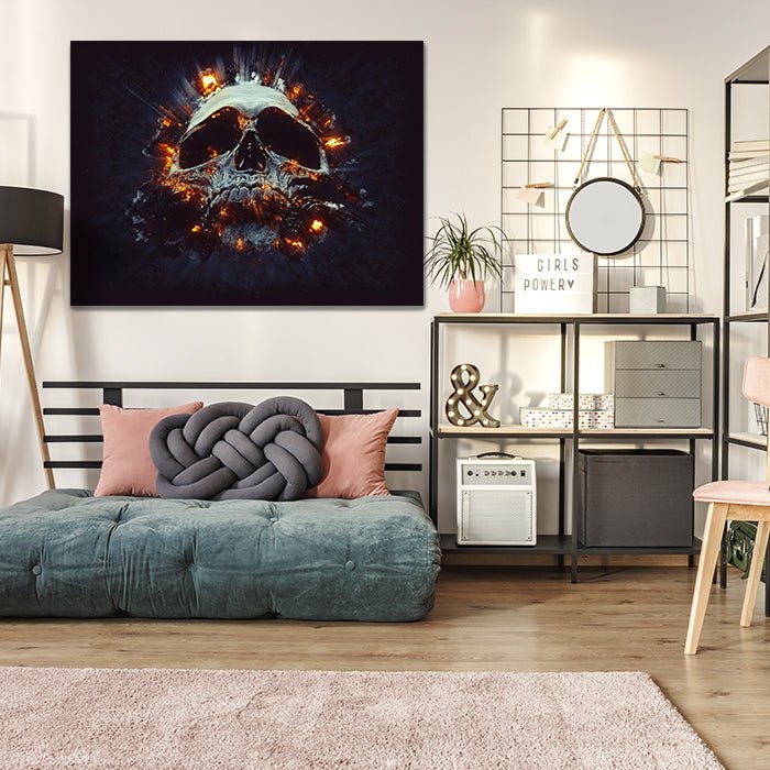 Acrylbild Acrylbild Totenkopf, Querformat M0121 M0121 - Bild 3 Acrylbild Acrylbild Totenkopf, Querformat M0121 M0121 - Bild 3