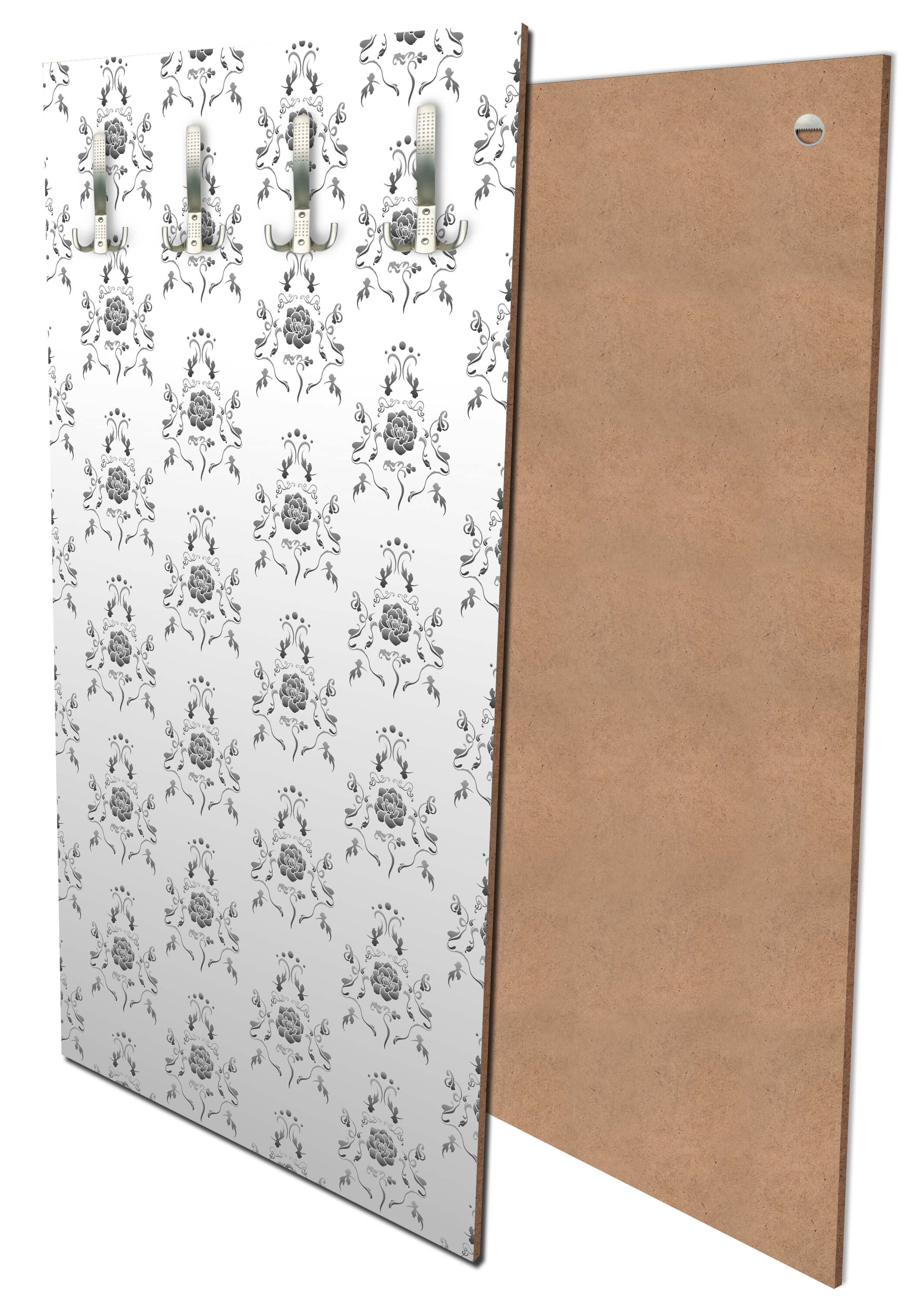 Garderobe Barock Weissgrau Muster M0121 entdecken - Bild 1 Garderobe Barock Weissgrau Muster M0121 entdecken - Bild 1