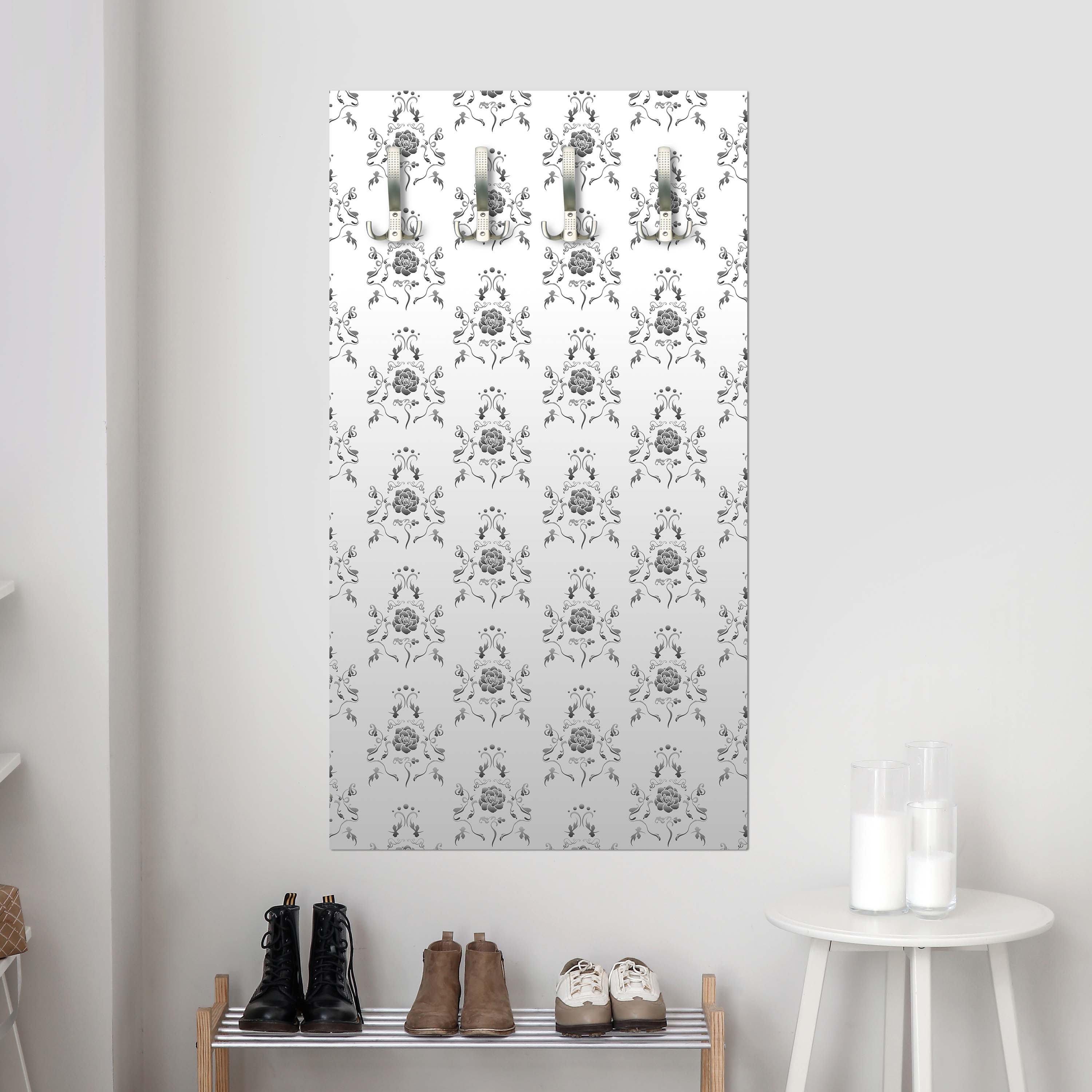 Garderobe Barock Weissgrau Muster M0121 entdecken - Bild 5 Garderobe Barock Weissgrau Muster M0121 entdecken - Bild 5